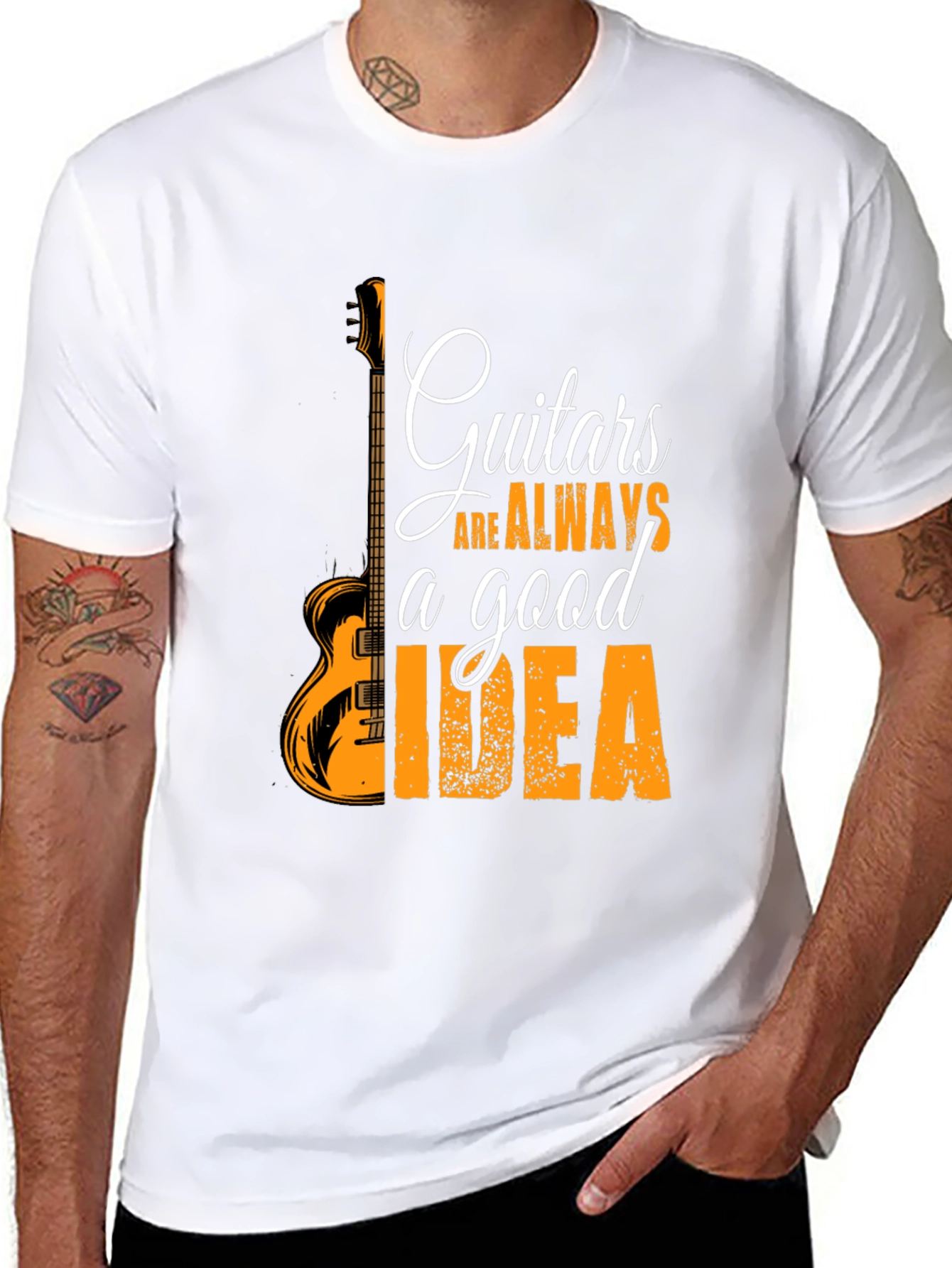 Guitar Always a Good Idea Graphic T-Shirt
