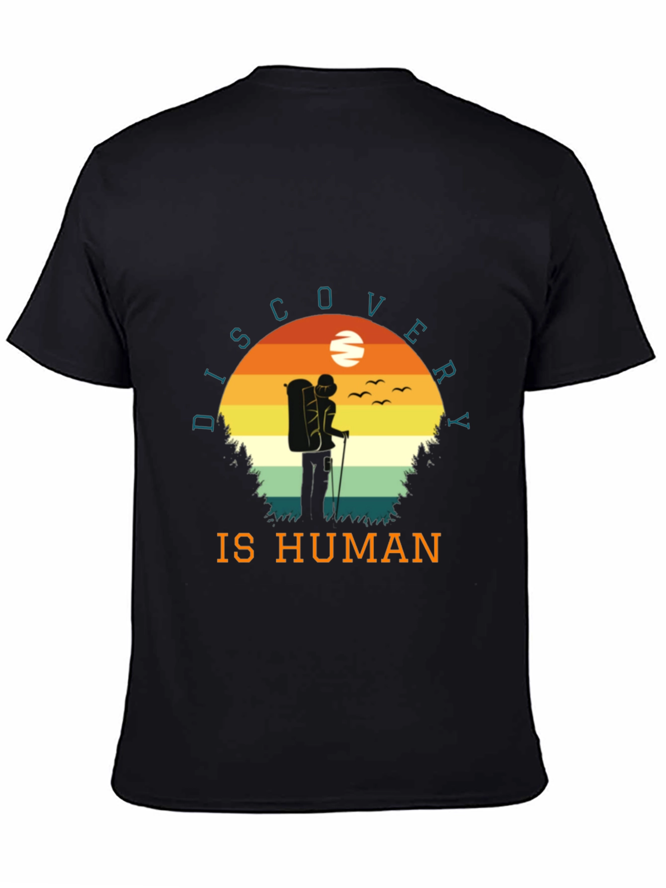 Discovery is Human Graphic Tee | Hiker T-Shirt