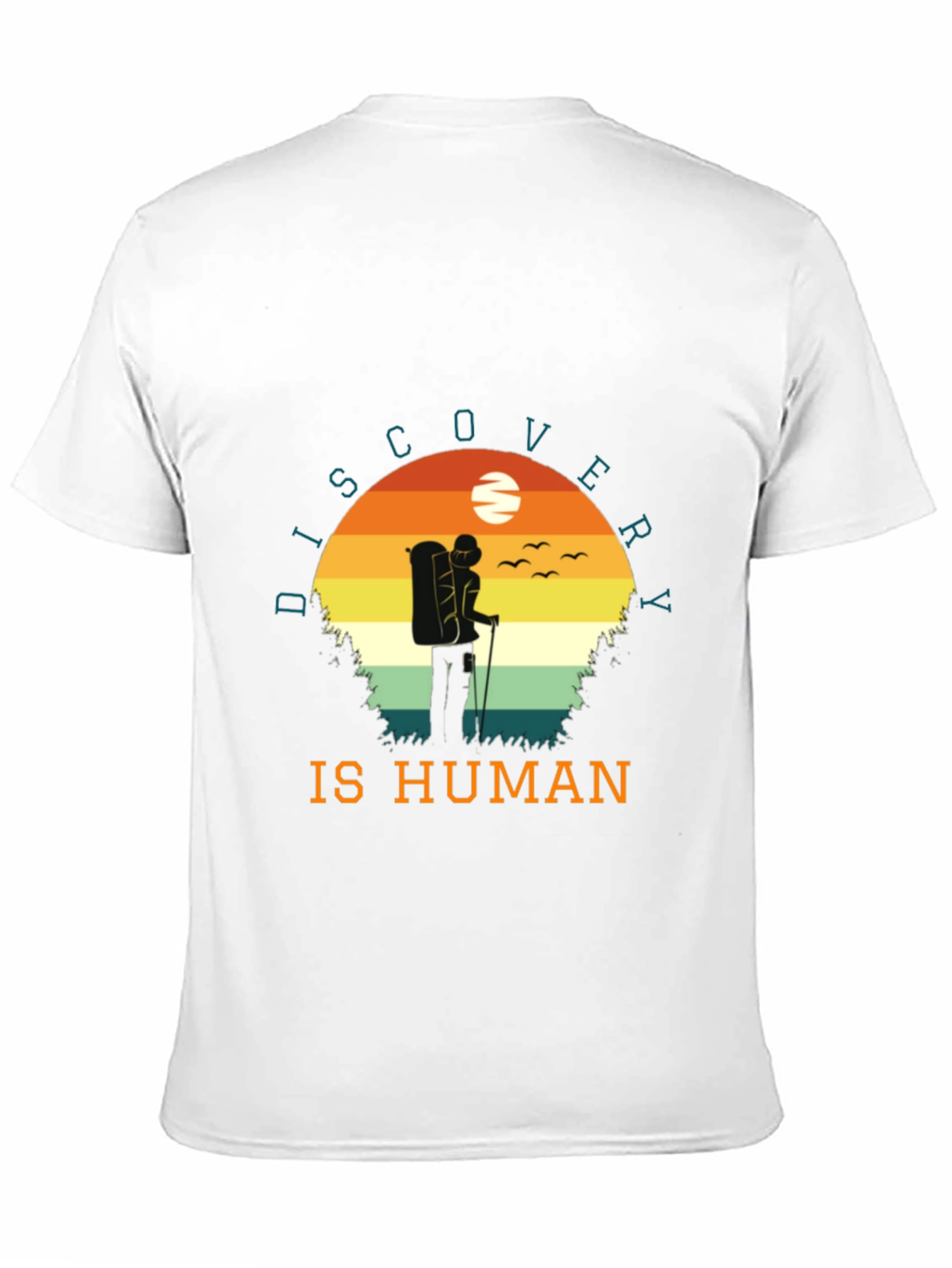 Discovery is Human Graphic Tee | Hiker T-Shirt