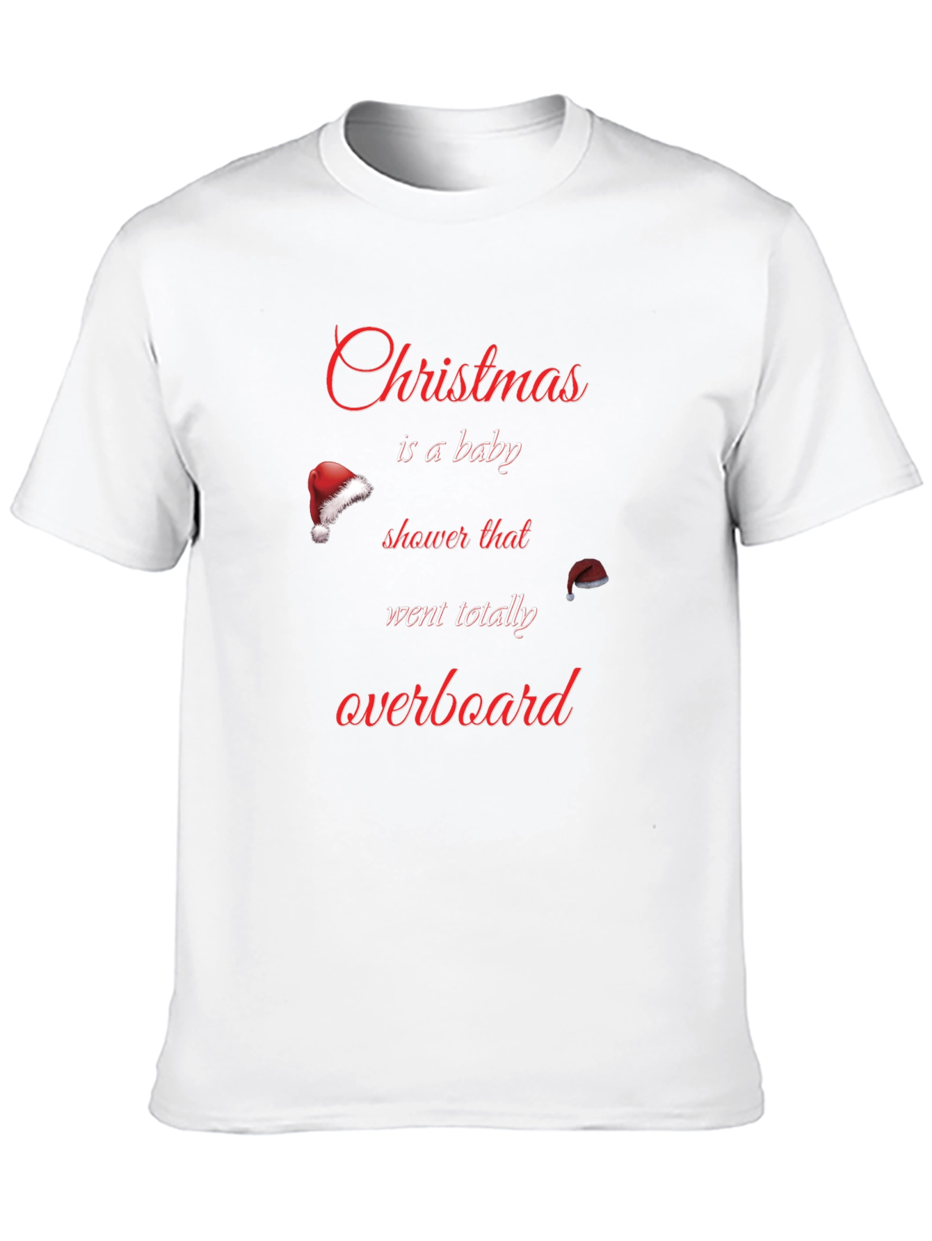 Funny Christmas Baby Shower T-Shirt