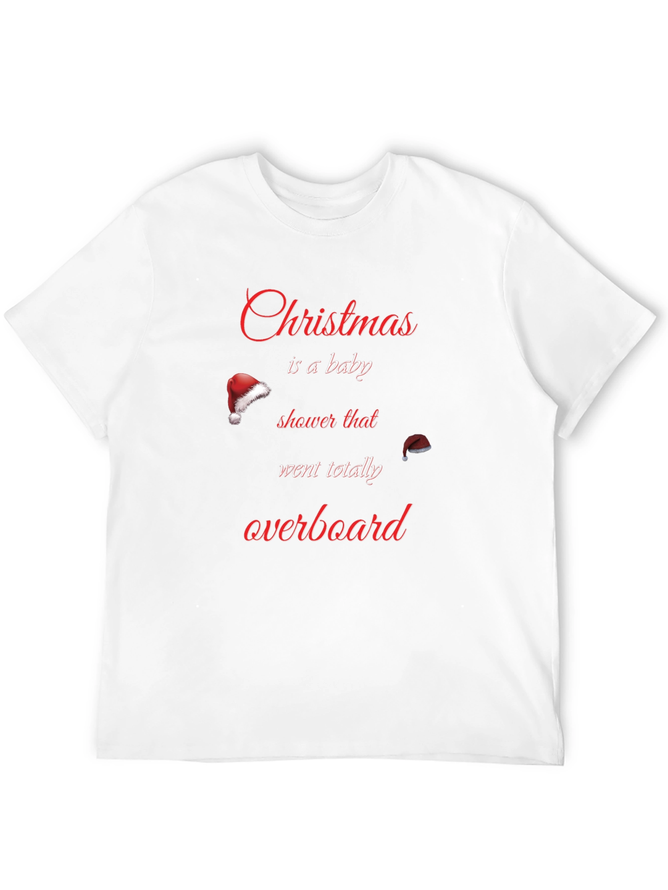 Funny Christmas Baby Shower T-Shirt