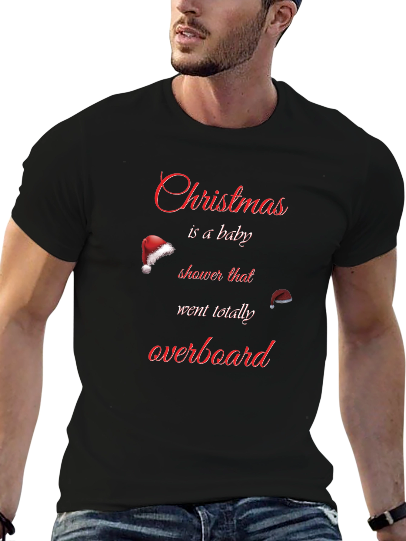 Funny Christmas Baby Shower T-Shirt