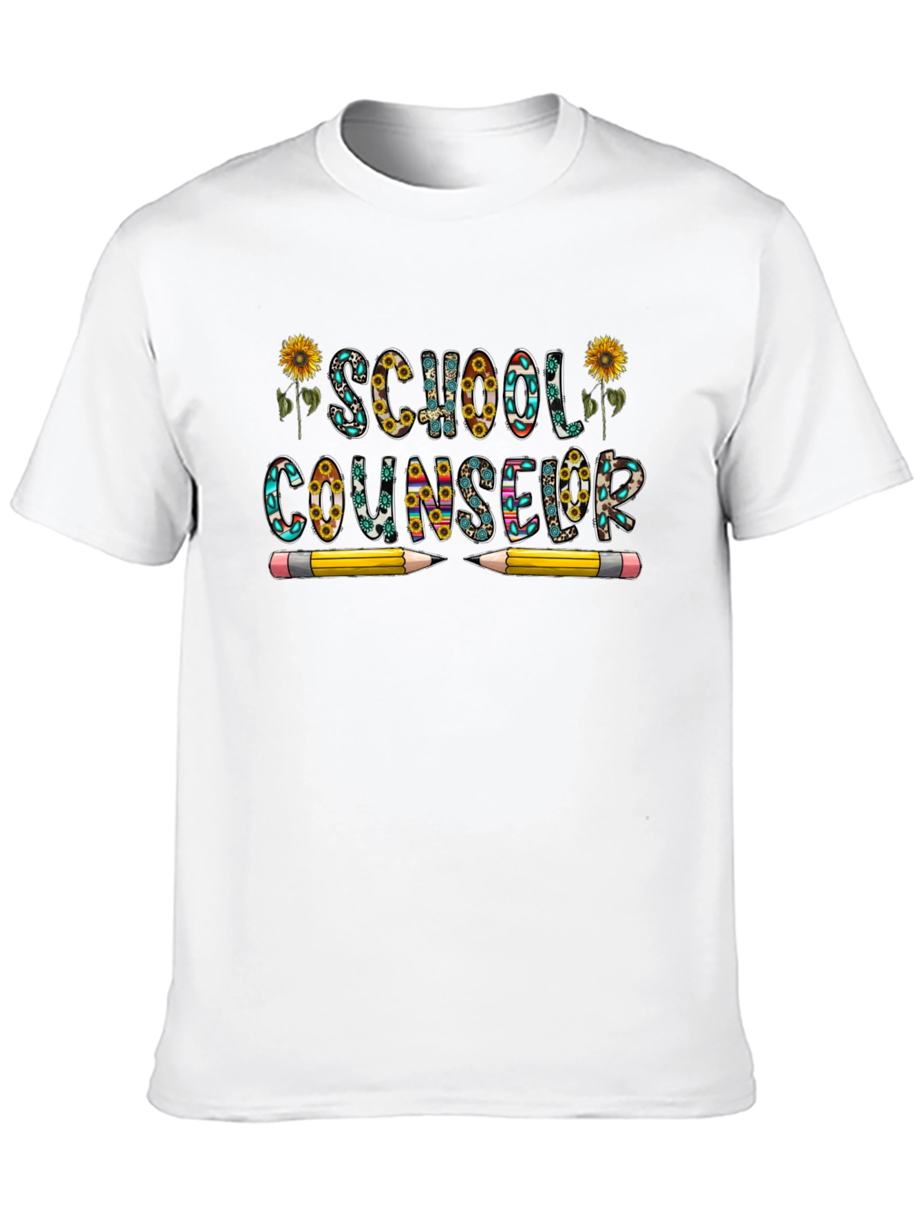 School Counselor Sunflower T-Shirt