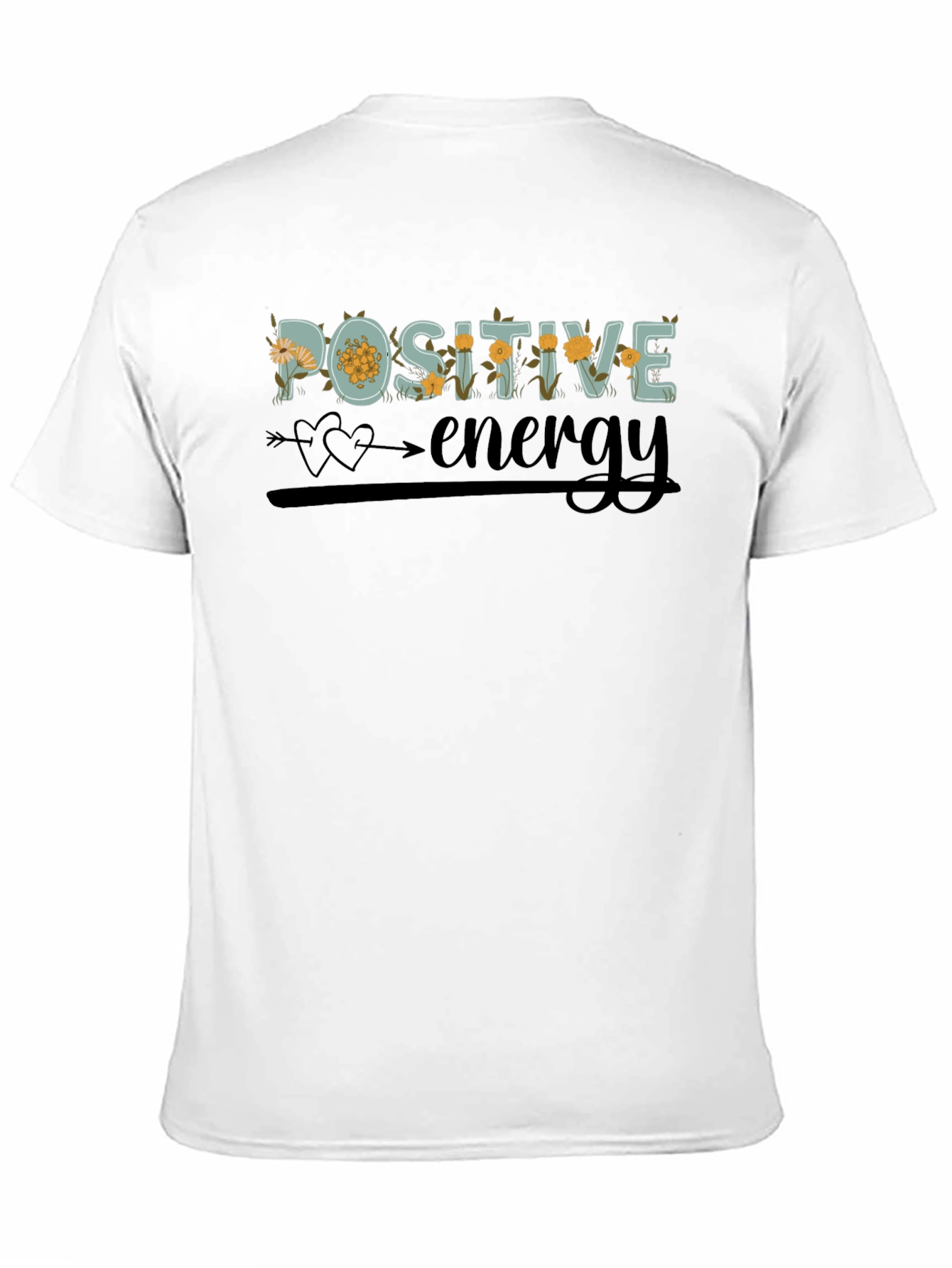 Positive Energy Floral Graphic Tee