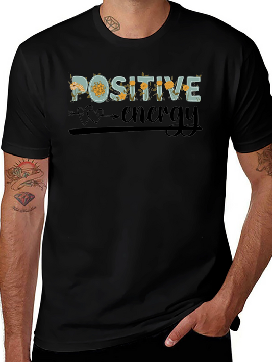 Positive Energy Floral Graphic Tee