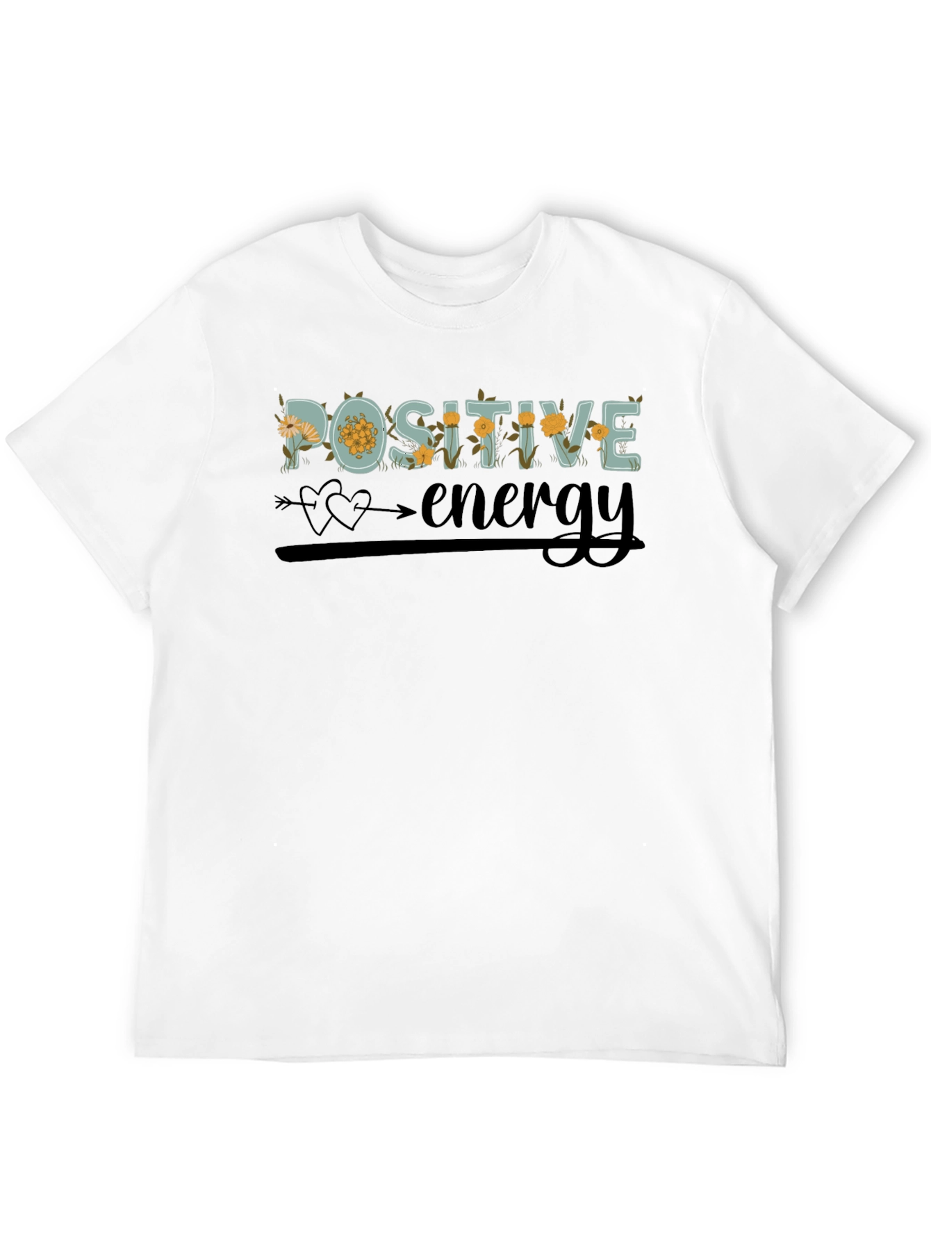 Positive Energy Floral Graphic Tee