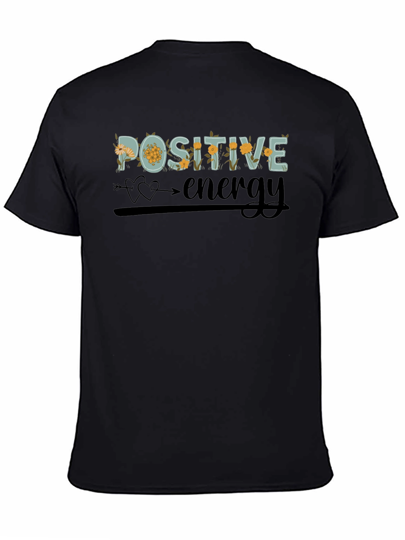 Positive Energy Floral Graphic Tee