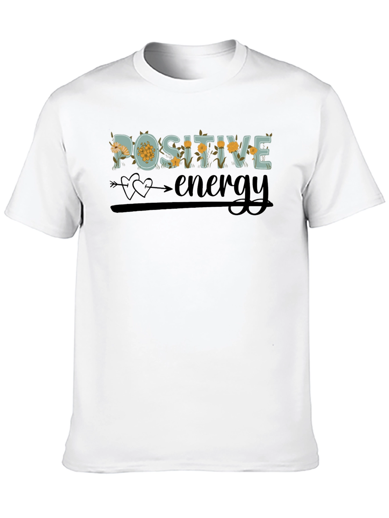 Positive Energy Floral Graphic Tee