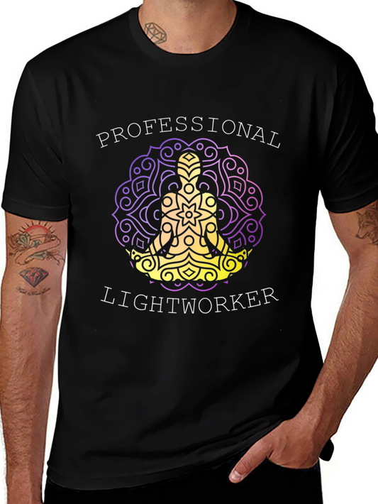 Professional Lightworker Graphic T-Shirt - Spiritual Tee