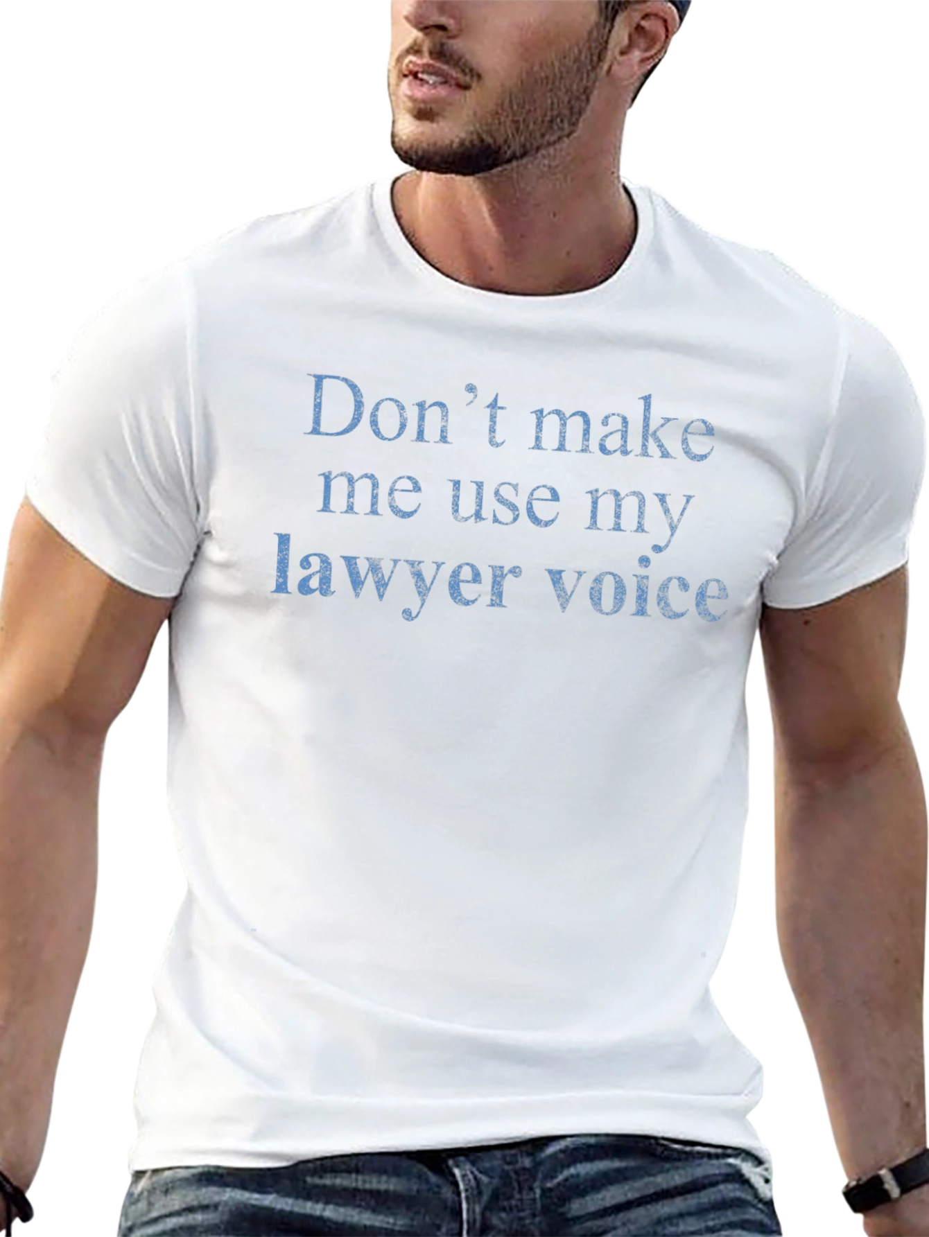Lawyer Voice Graphic Tee - Funny Legal Shirt