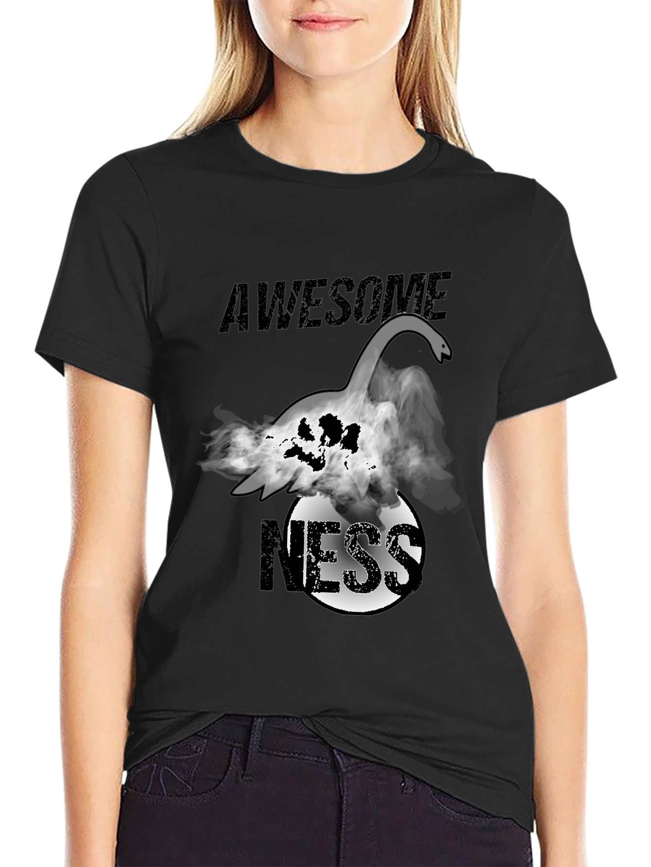 Awesome Ness Monster Graphic Tee