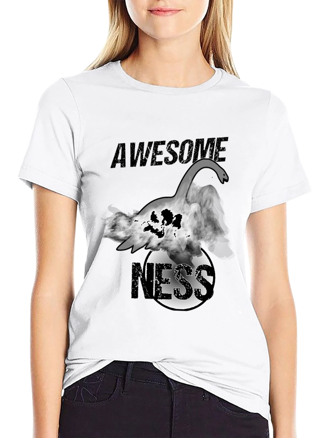 Awesome Ness Monster Graphic Tee