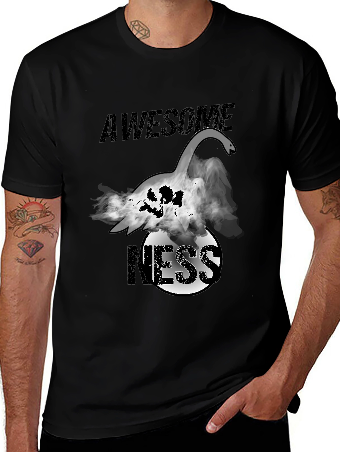 Awesome Ness Monster Graphic Tee
