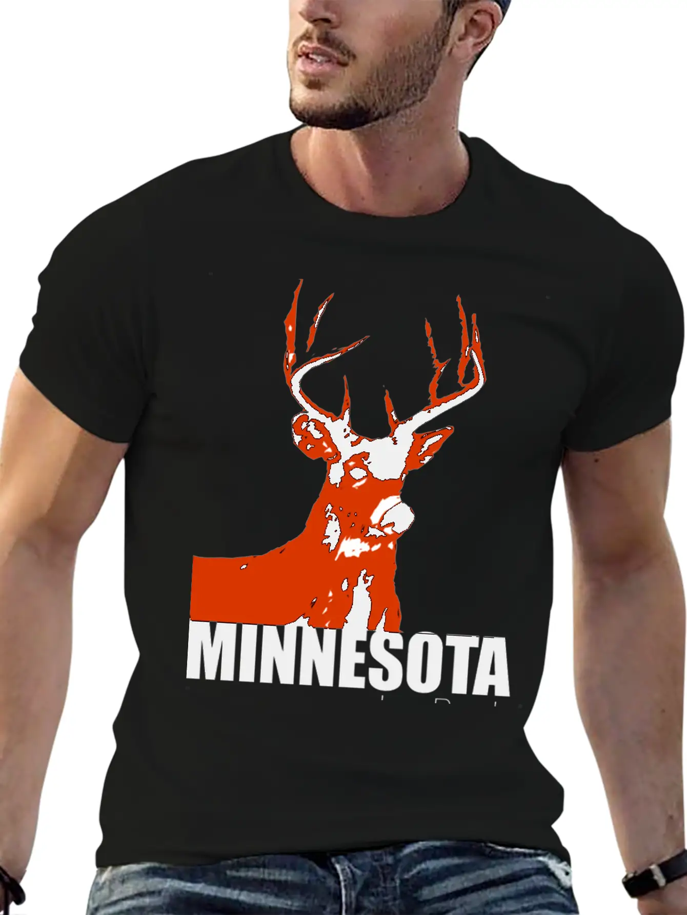 Ice Buck Red Timeless Short Sleeve Tee – Comfy And Minimalist Design