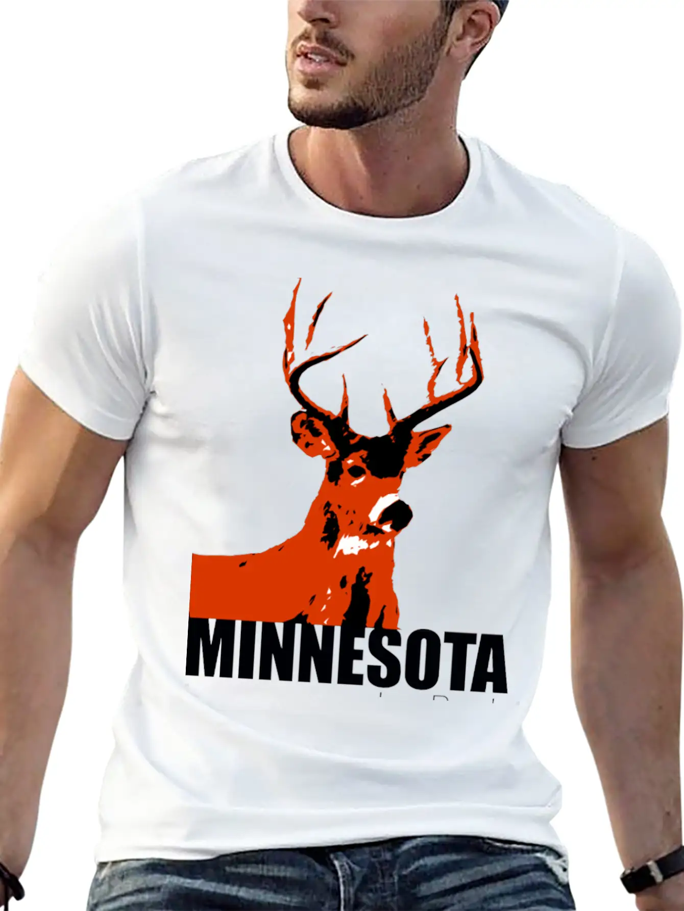 Ice Buck Red Timeless Short Sleeve Tee – Comfy And Minimalist Design