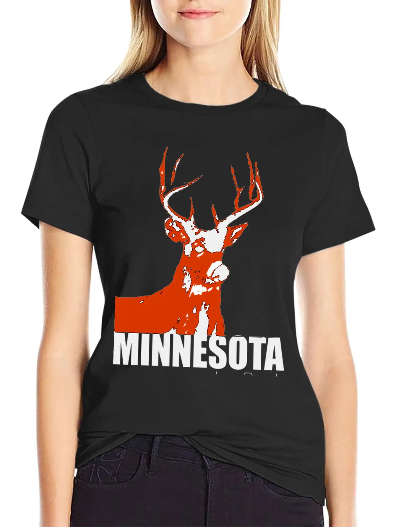Ice Buck Red Timeless Short Sleeve Tee – Comfy And Minimalist Design