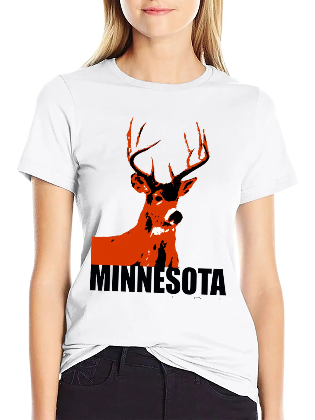 Ice Buck Red Timeless Short Sleeve Tee – Comfy And Minimalist Design