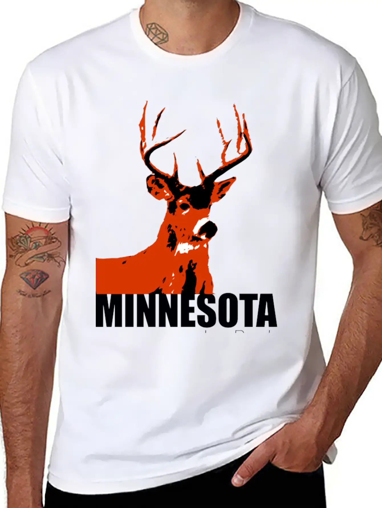 Ice Buck Red Timeless Short Sleeve Tee – Comfy And Minimalist Design