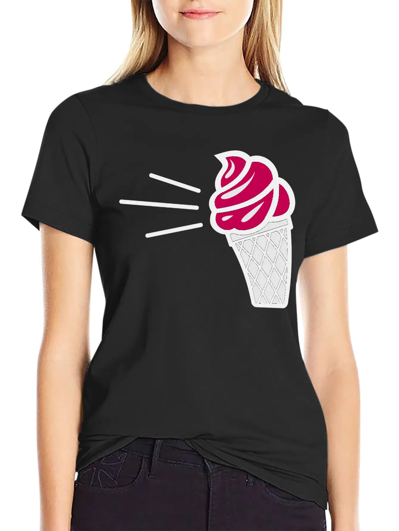Ice Cream Essential Unisex Summer Tee – Soft Cotton Casual Fit