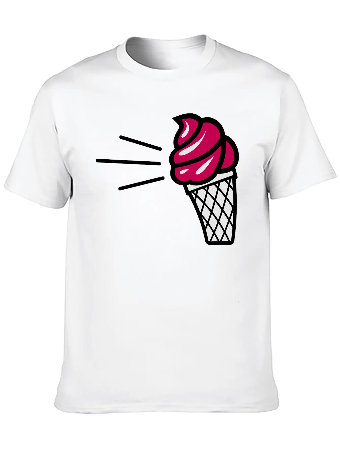 Ice Cream Essential Unisex Summer Tee – Soft Cotton Casual Fit
