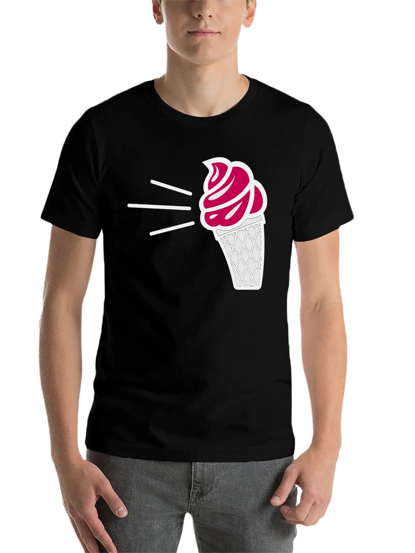 Ice Cream Essential Unisex Summer Tee – Soft Cotton Casual Fit