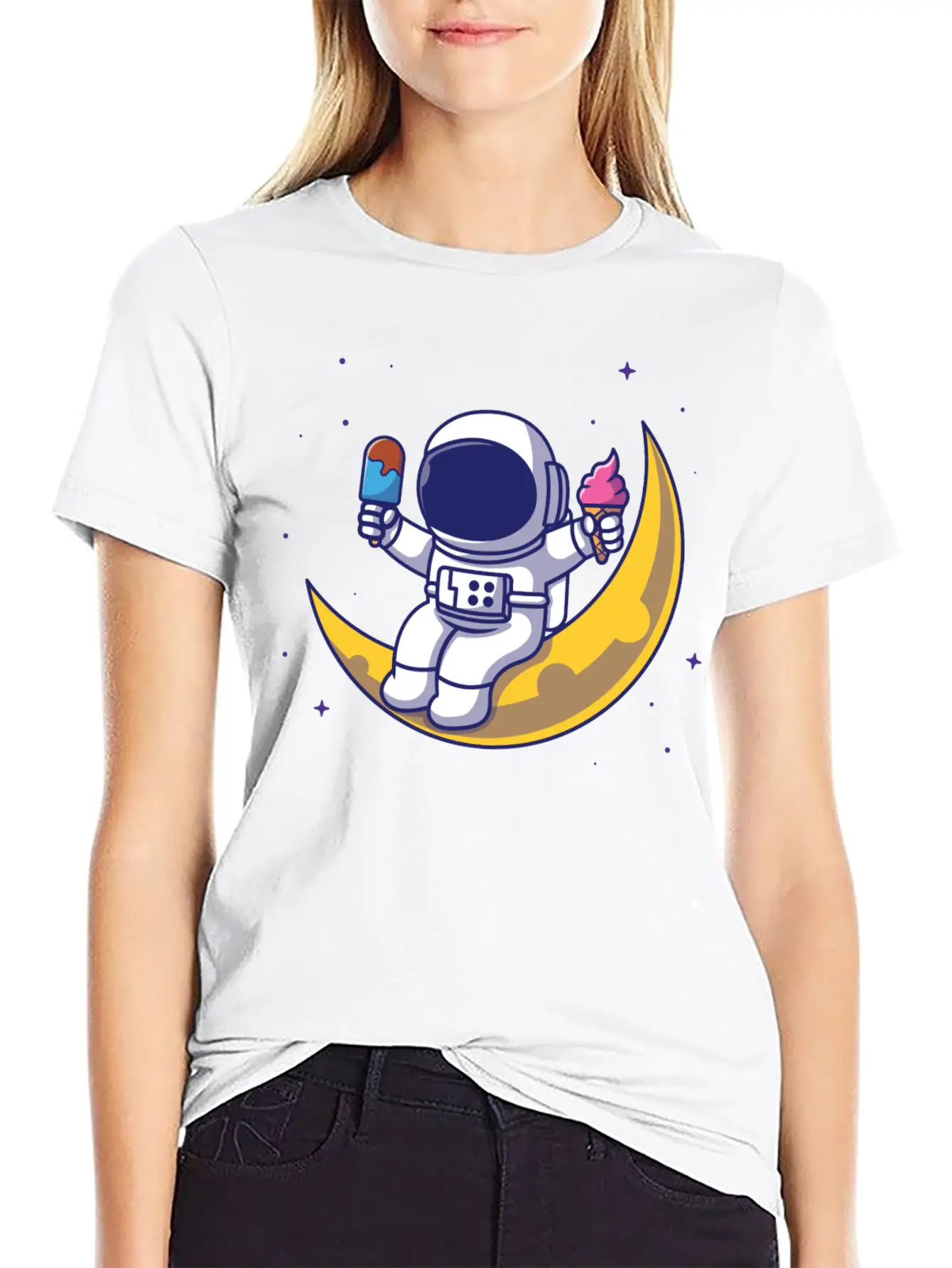 Ice Cream In My Veins Unisex Short Sleeve Soft Cotton T-Shirt – Casual Everyday Wear