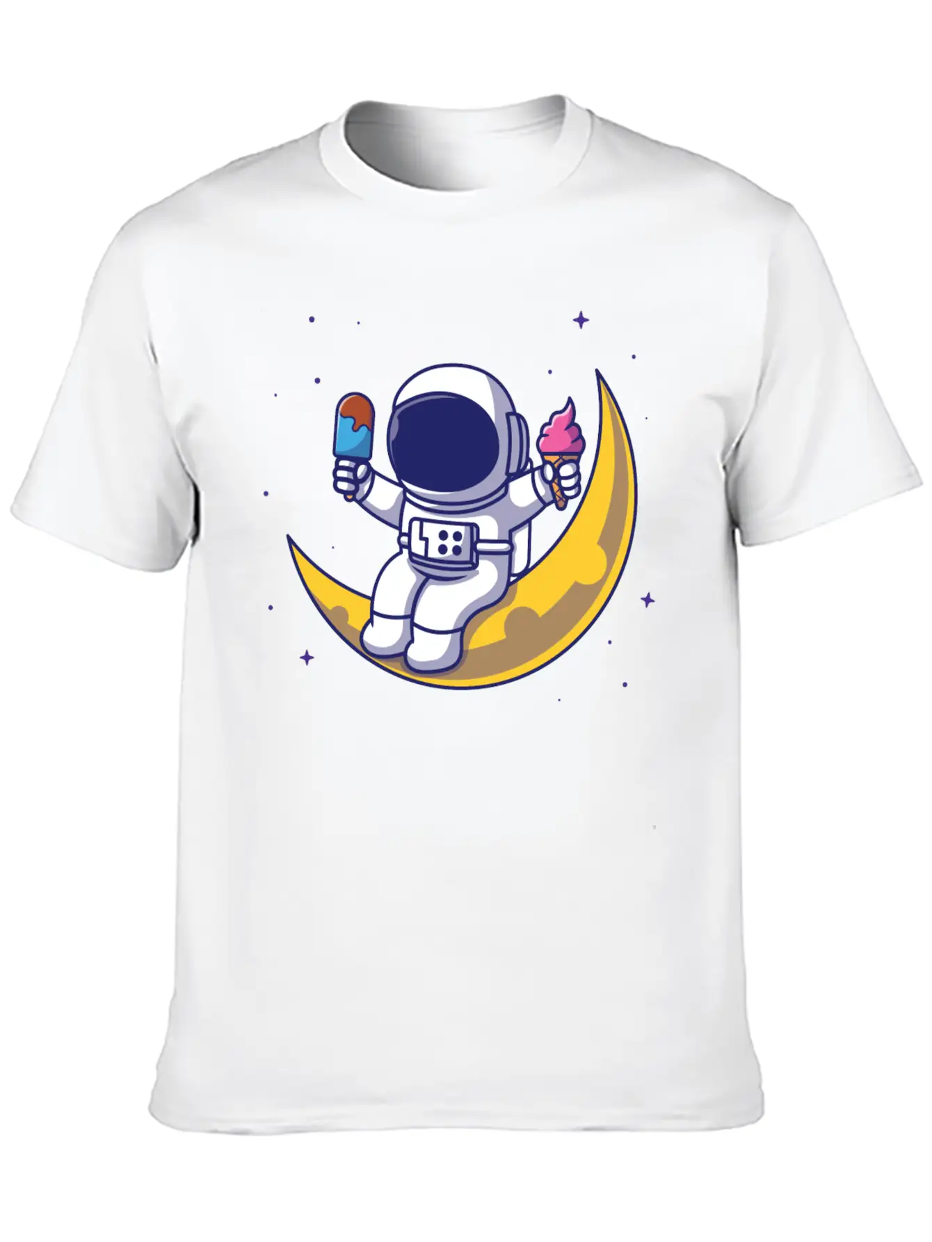 Ice Cream In My Veins Unisex Short Sleeve Soft Cotton T-Shirt – Casual Everyday Wear