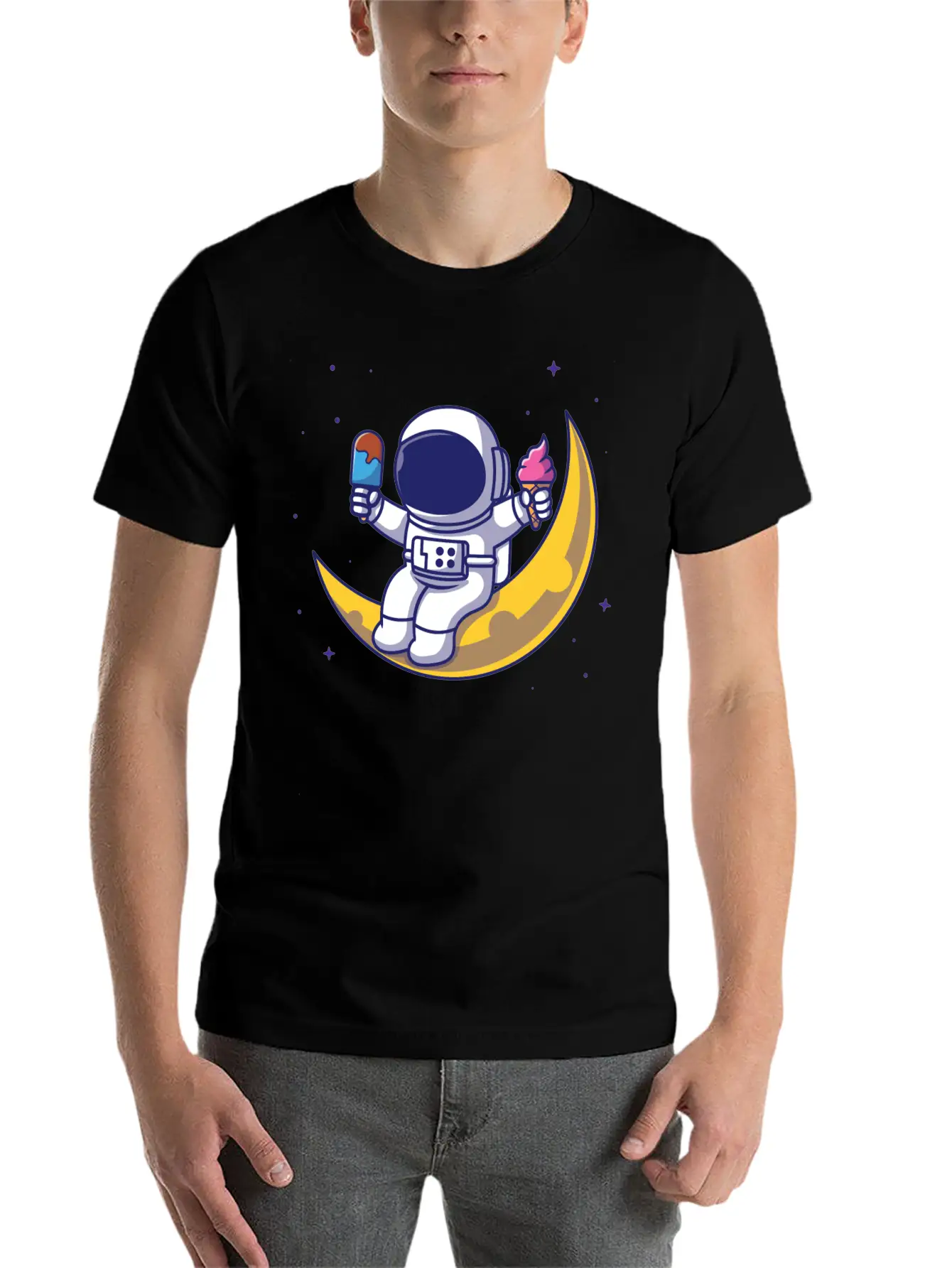 Ice Cream In My Veins Unisex Short Sleeve Soft Cotton T-Shirt – Casual Everyday Wear