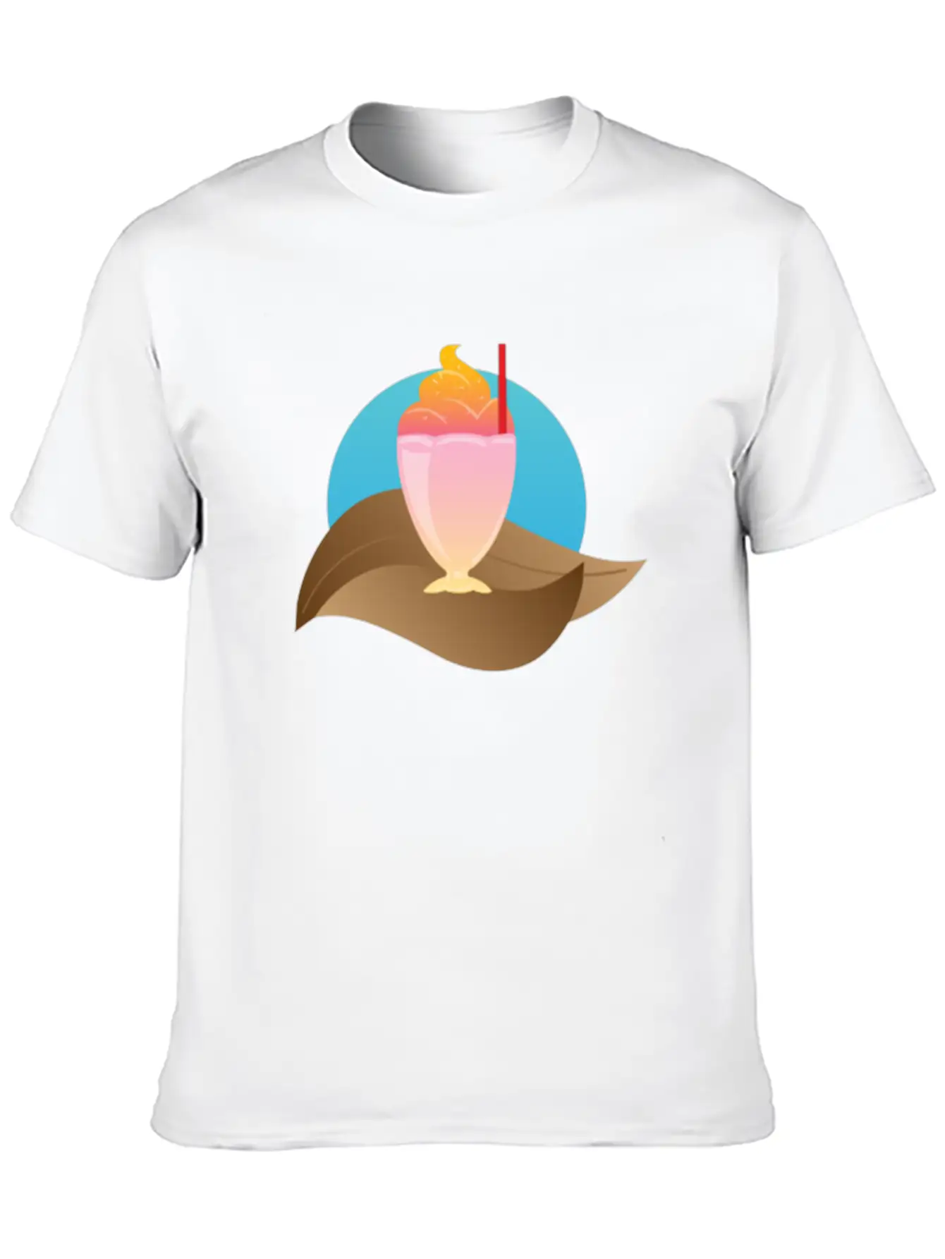 Ice Cream Season Unisex Short Sleeve Soft Cotton T-Shirt – Casual Everyday Wear