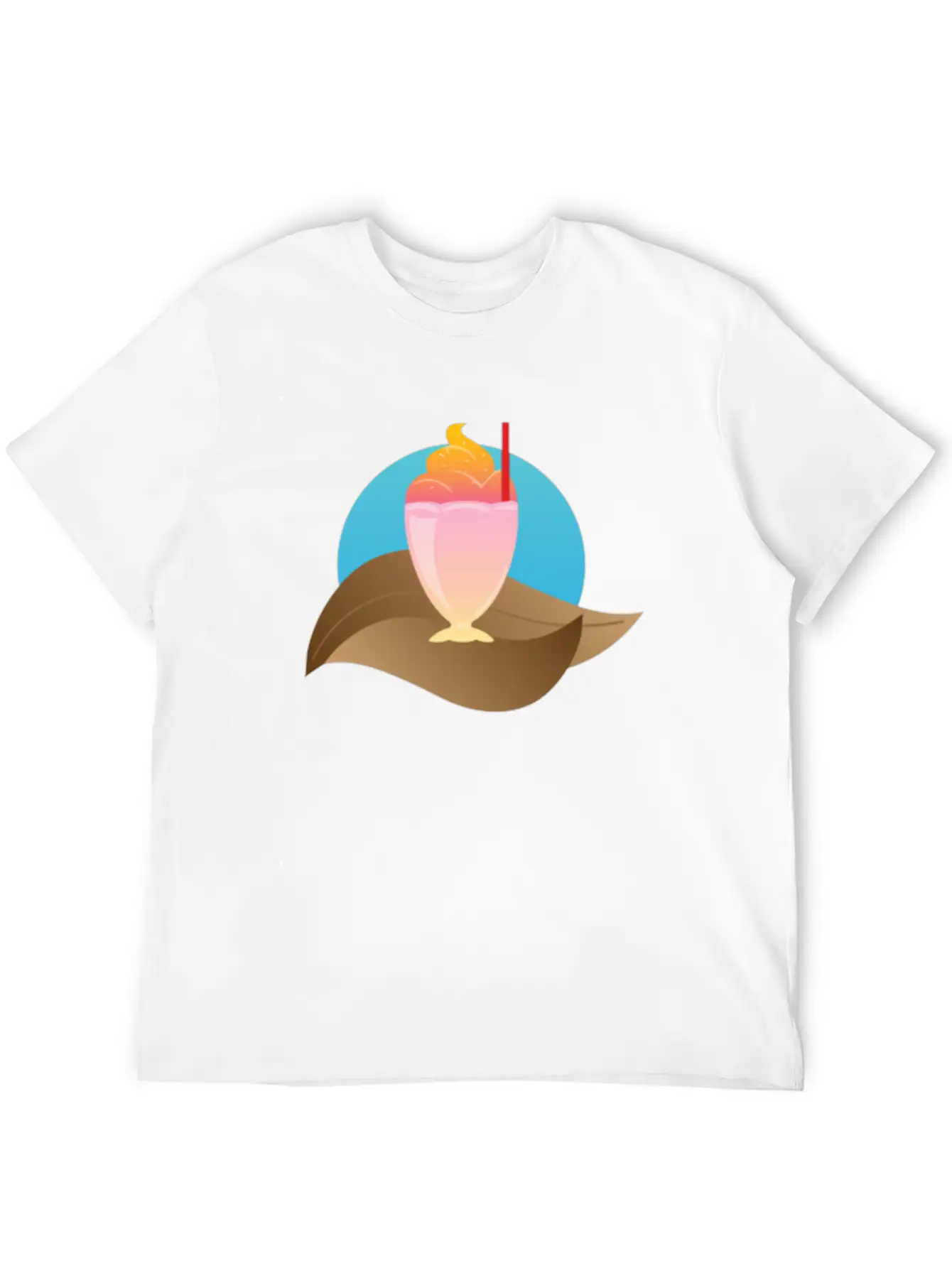 Ice Cream Season Unisex Short Sleeve Soft Cotton T-Shirt – Casual Everyday Wear