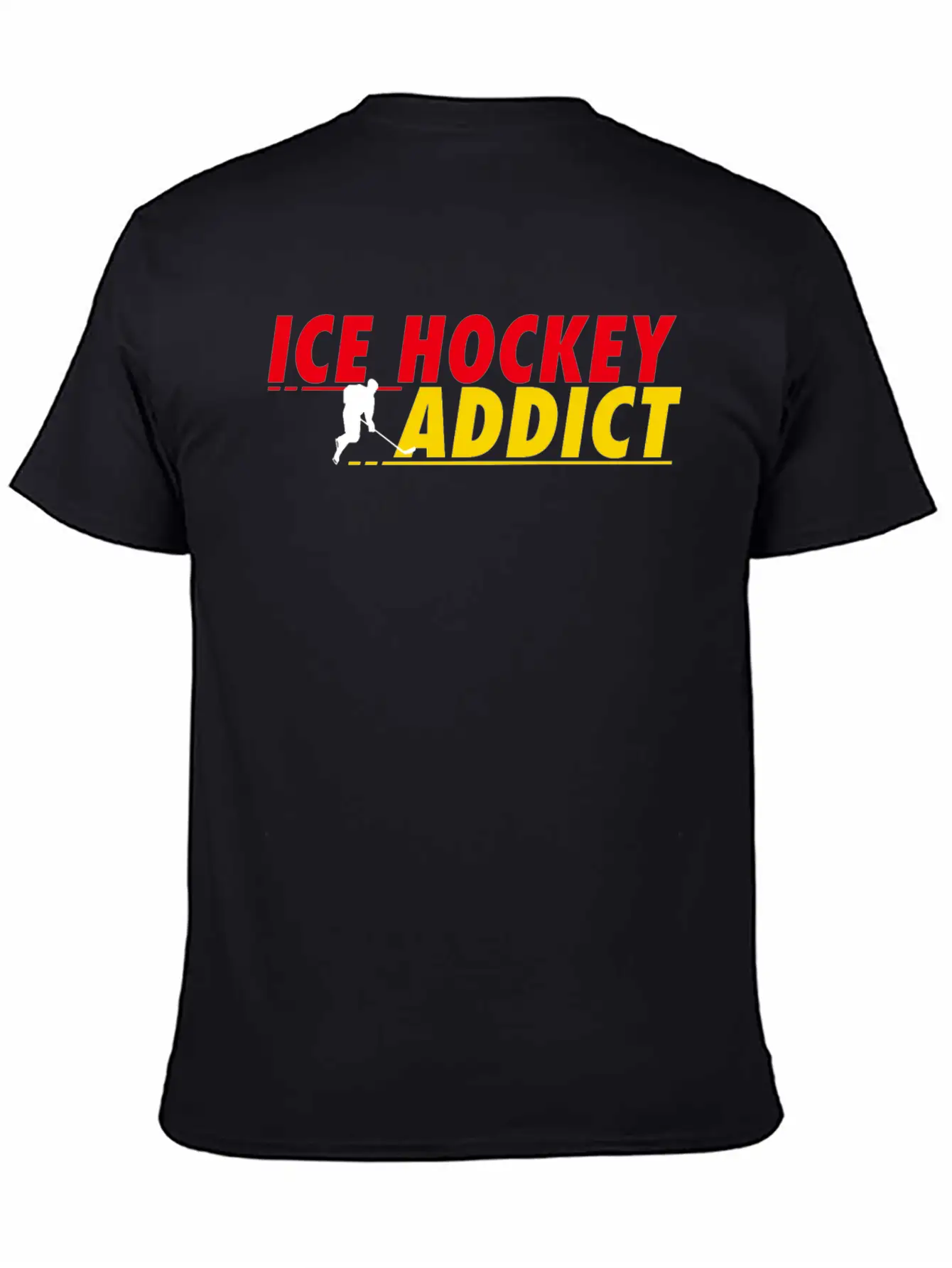 Ice Hockey Addict Essential Unisex Summer Tee – Soft Cotton Casual Fit
