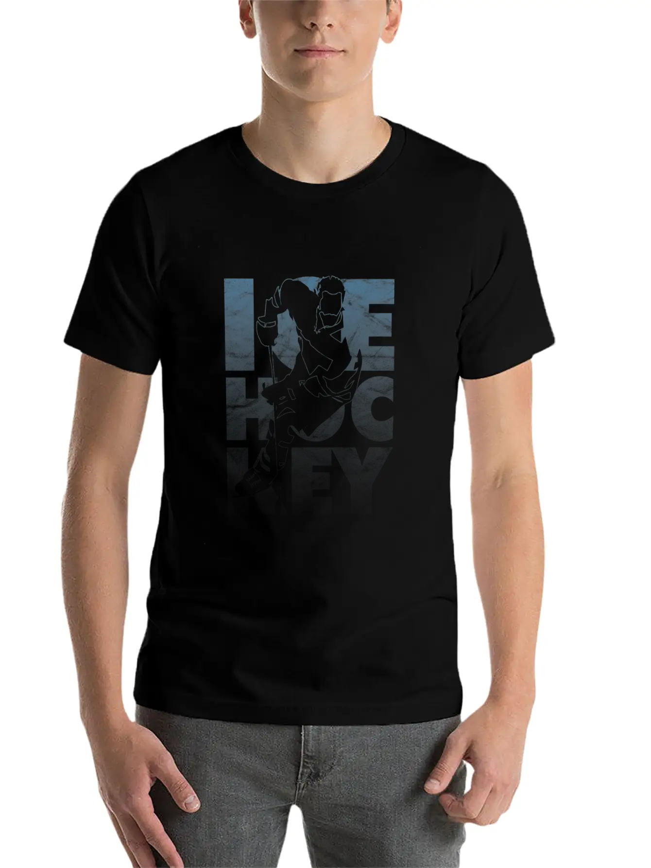 Ice Hockey Comfortable Minimalist Graphic Tee – Summer Style Essential