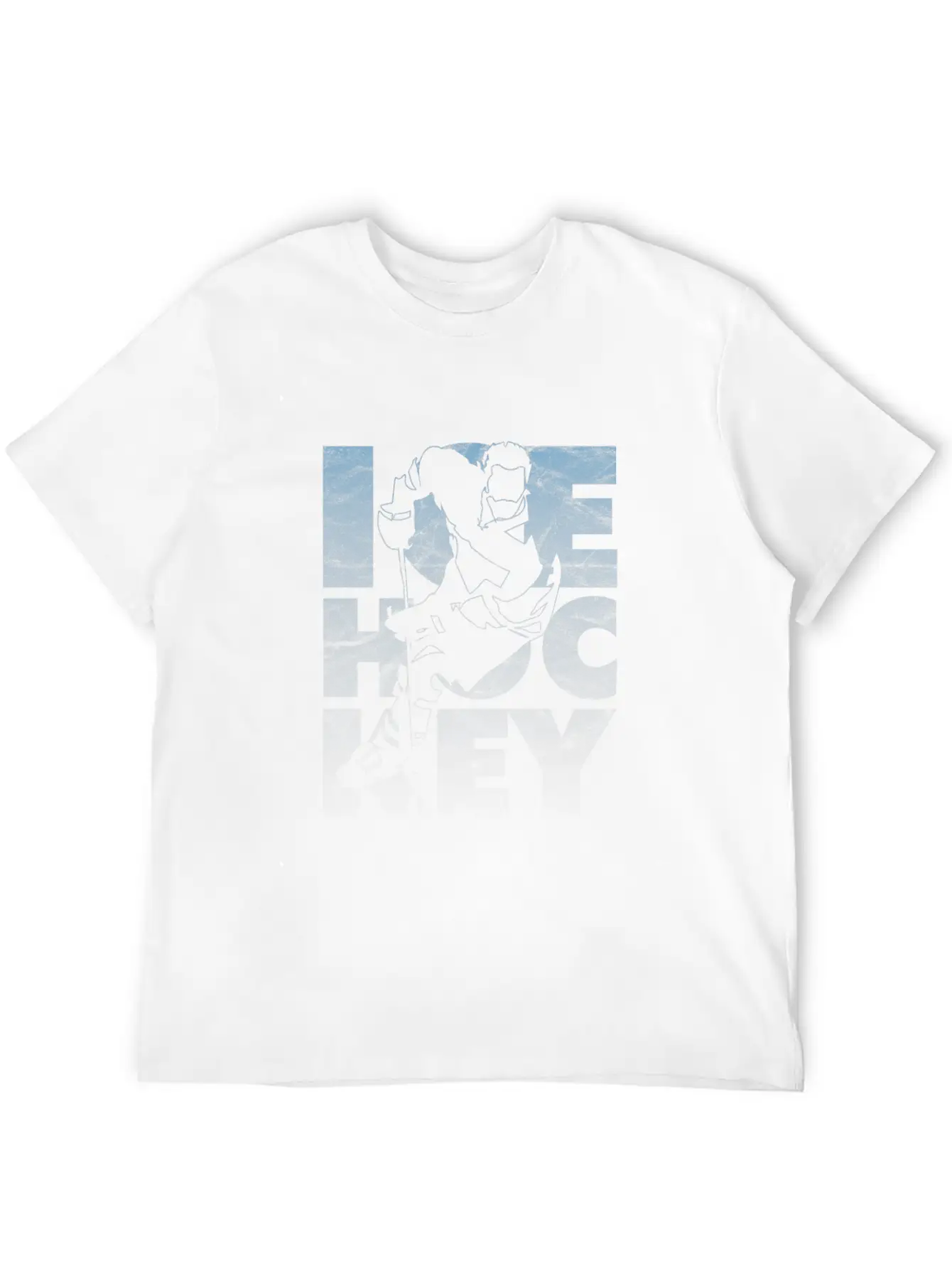 Ice Hockey Comfortable Minimalist Graphic Tee – Summer Style Essential