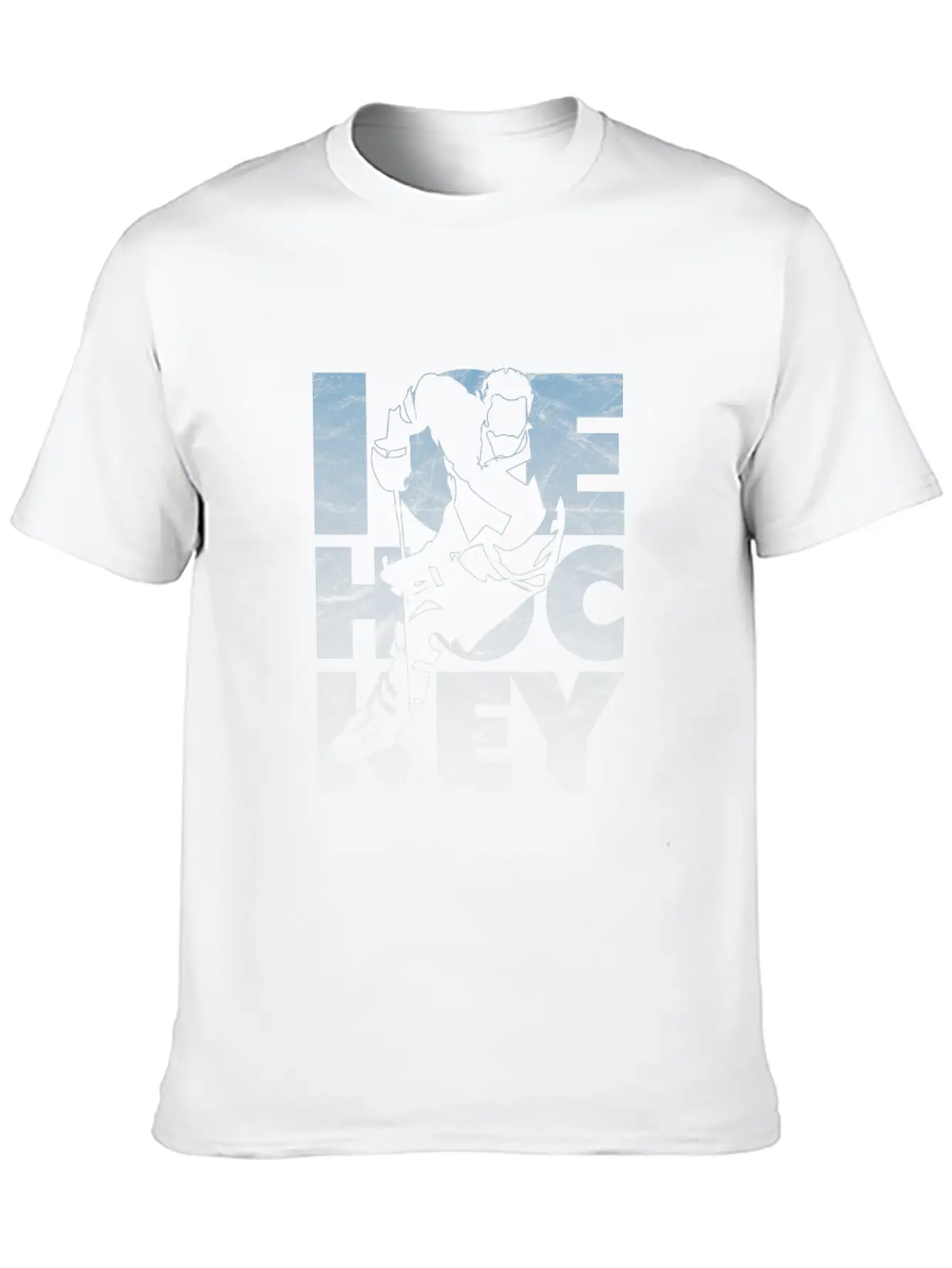 Ice Hockey Comfortable Minimalist Graphic Tee – Summer Style Essential