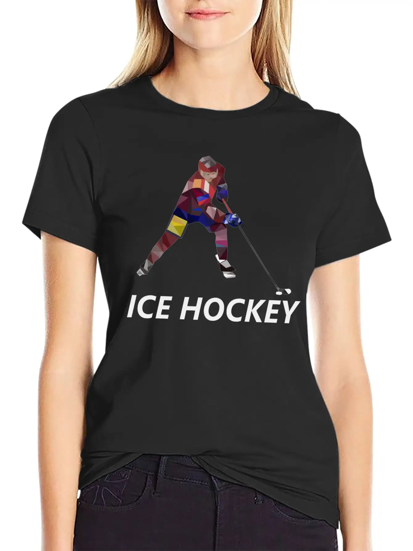 Ice Hockey Stylish Everyday T-Shirt – Unisex Basic Cotton Tee