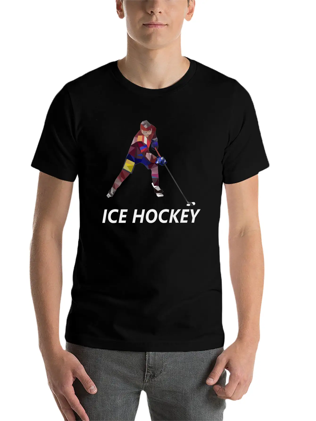 Ice Hockey Stylish Everyday T-Shirt – Unisex Basic Cotton Tee