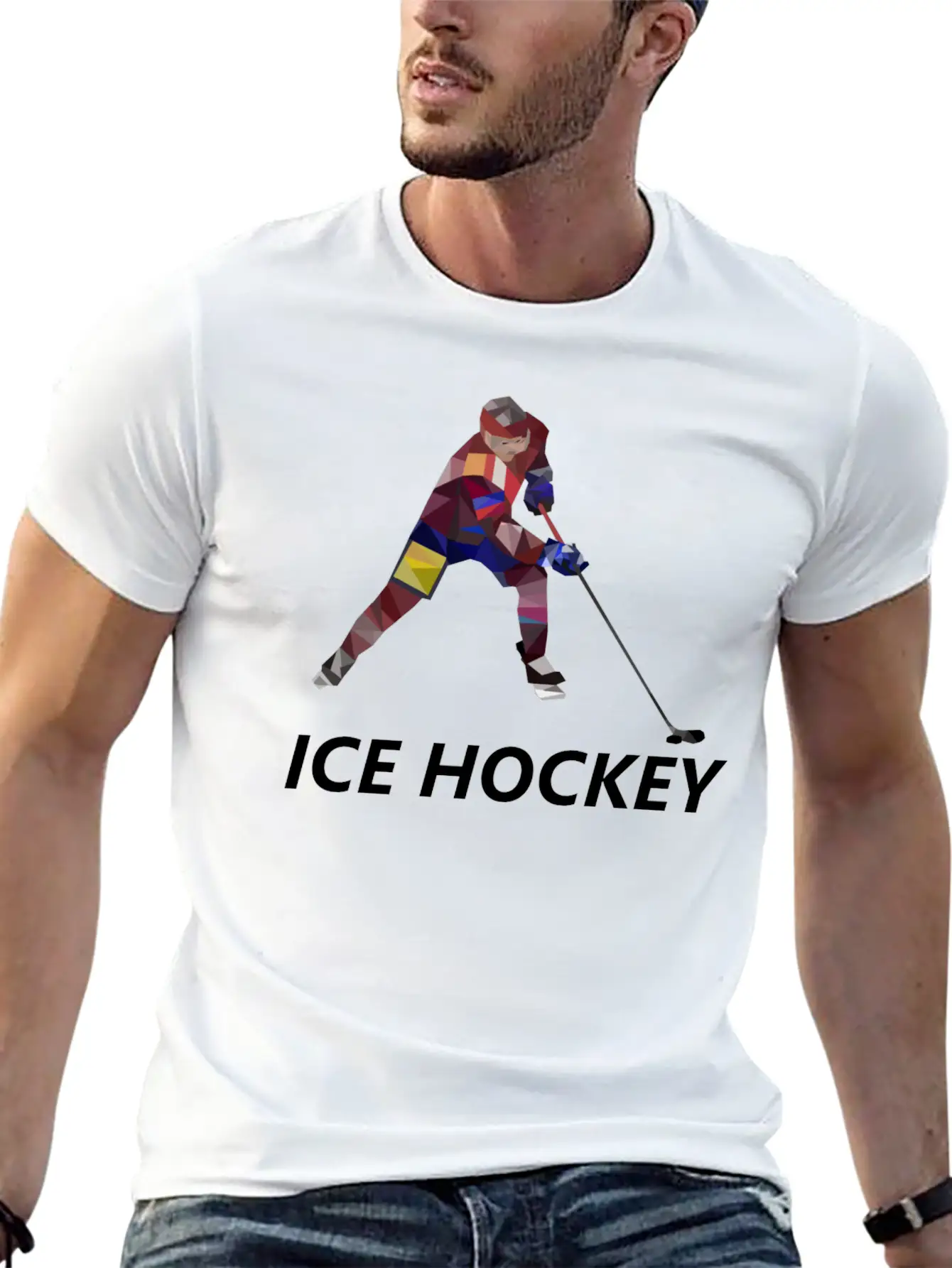 Ice Hockey Stylish Everyday T-Shirt – Unisex Basic Cotton Tee