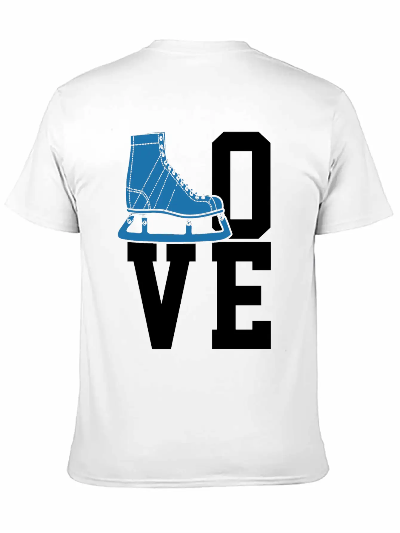 Ice Skating Figure Skating Ice Skates Essential Unisex Summer Tee – Soft Cotton Casual Fit