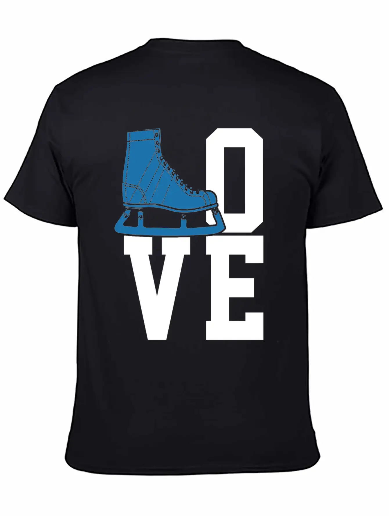 Ice Skating Figure Skating Ice Skates Essential Unisex Summer Tee – Soft Cotton Casual Fit