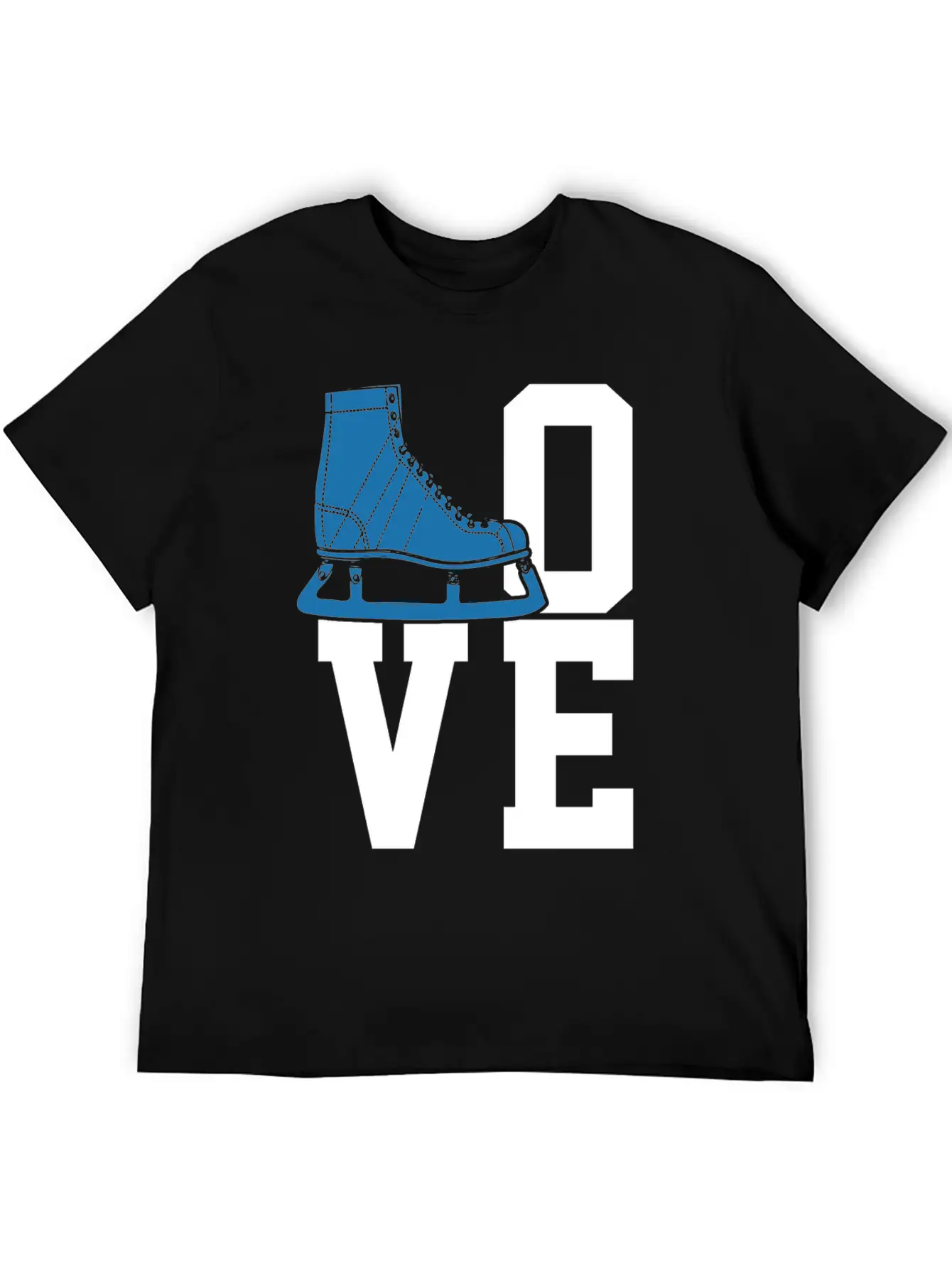 Ice Skating Figure Skating Ice Skates Essential Unisex Summer Tee – Soft Cotton Casual Fit