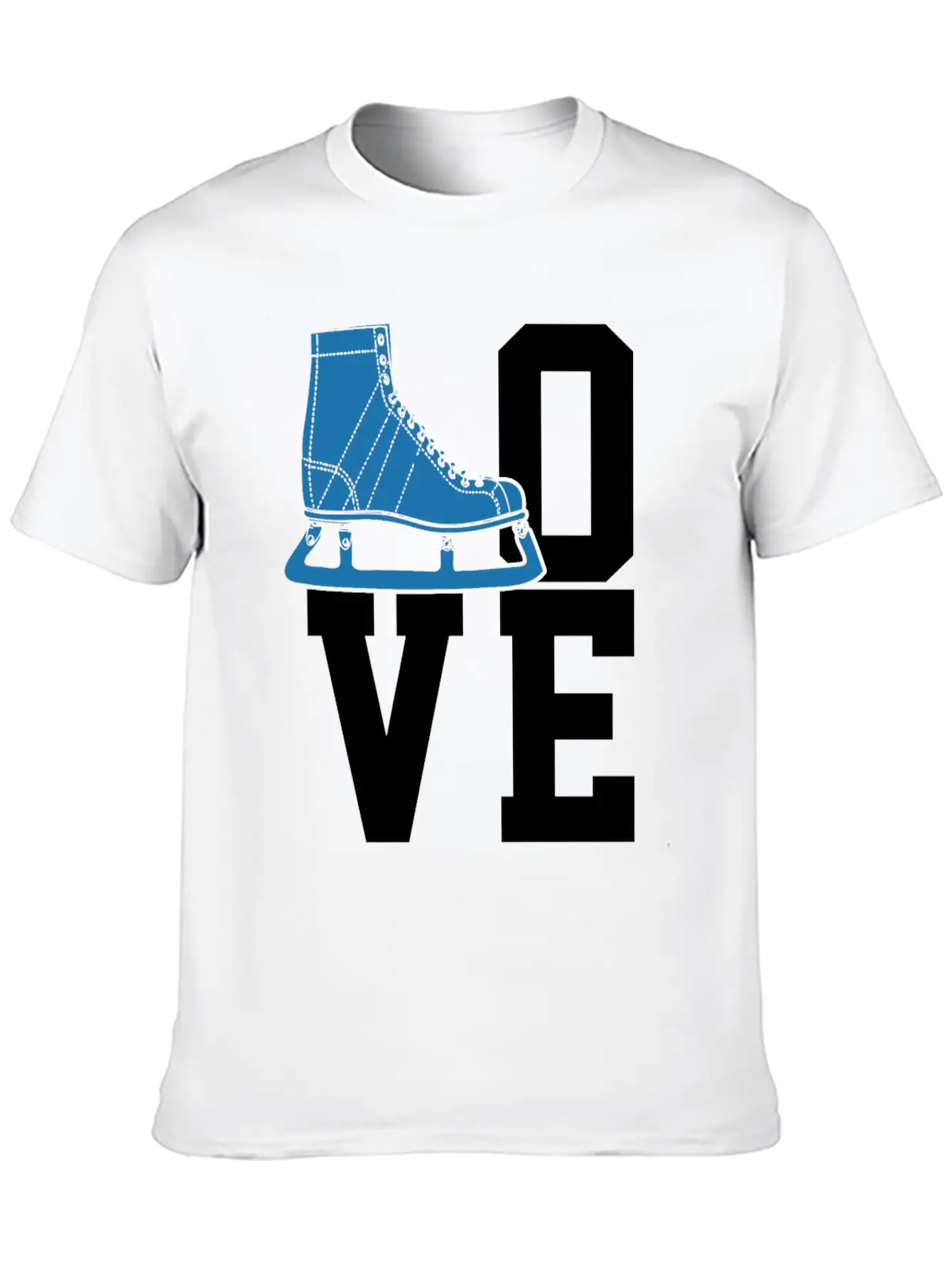 Ice Skating Figure Skating Ice Skates Essential Unisex Summer Tee – Soft Cotton Casual Fit