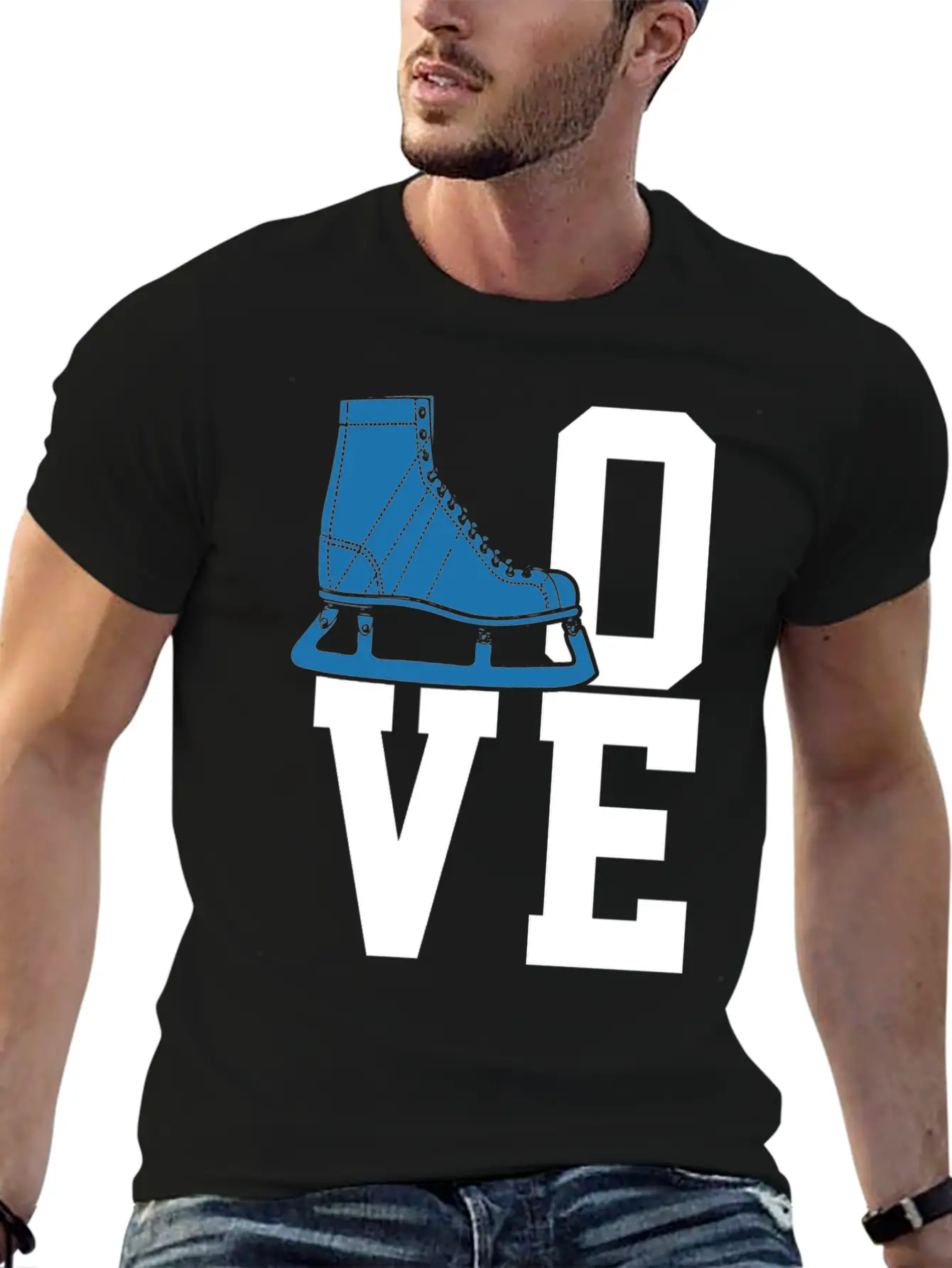 Ice Skating Figure Skating Ice Skates Essential Unisex Summer Tee – Soft Cotton Casual Fit