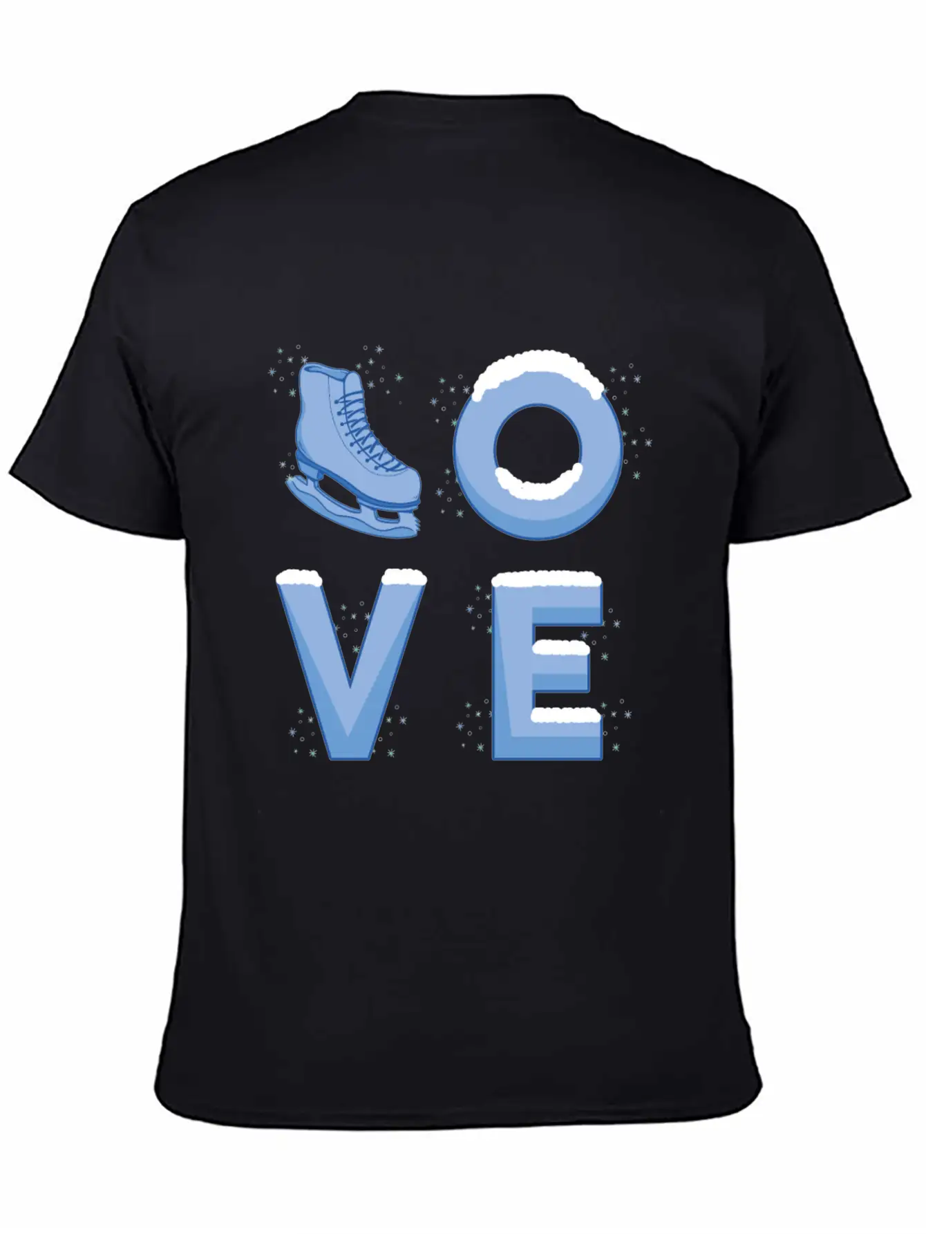 Ice Skating Love Unisex Casual T-Shirt – Clean Design For Daily Comfort