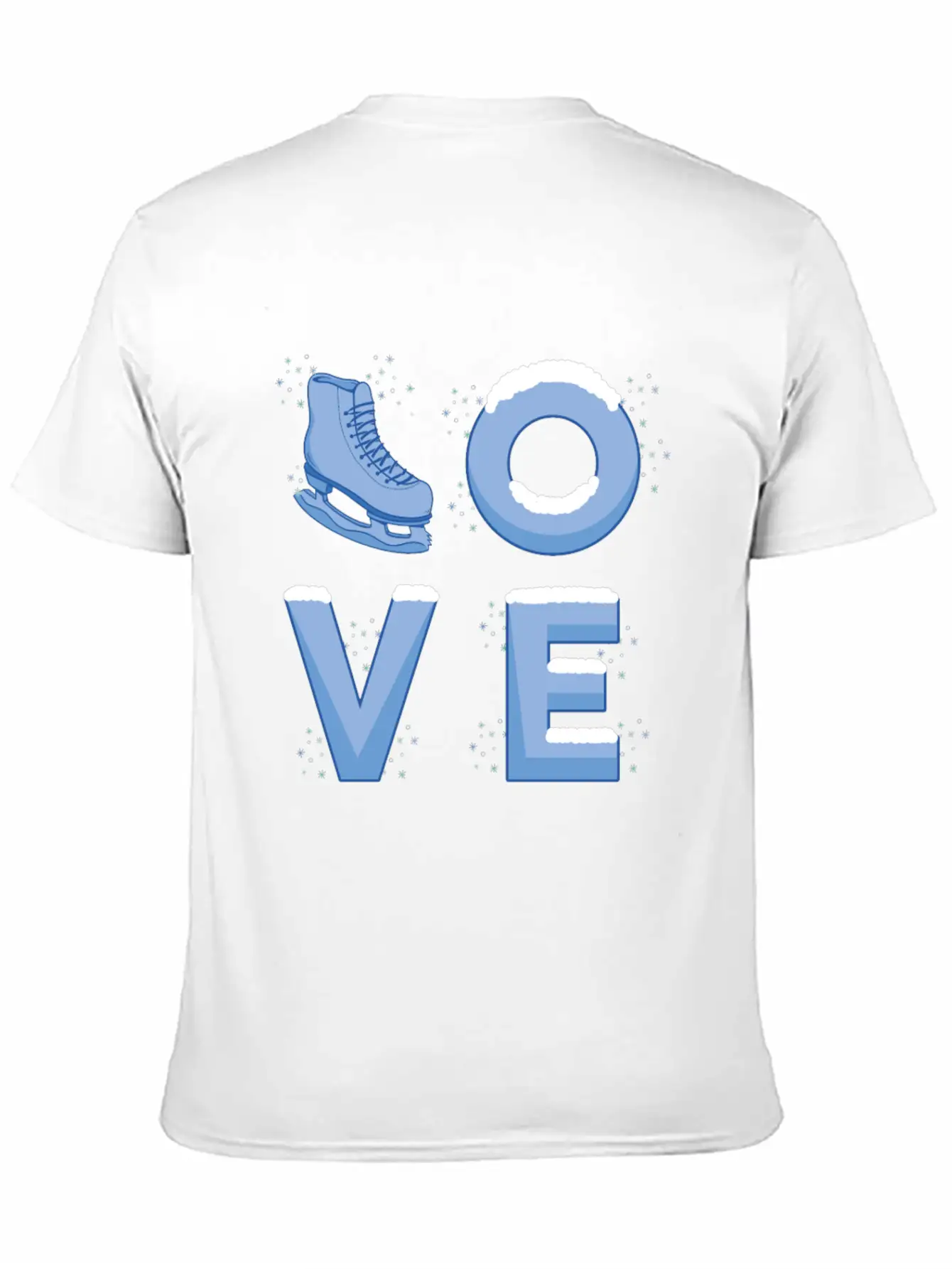 Ice Skating Love Unisex Casual T-Shirt – Clean Design For Daily Comfort