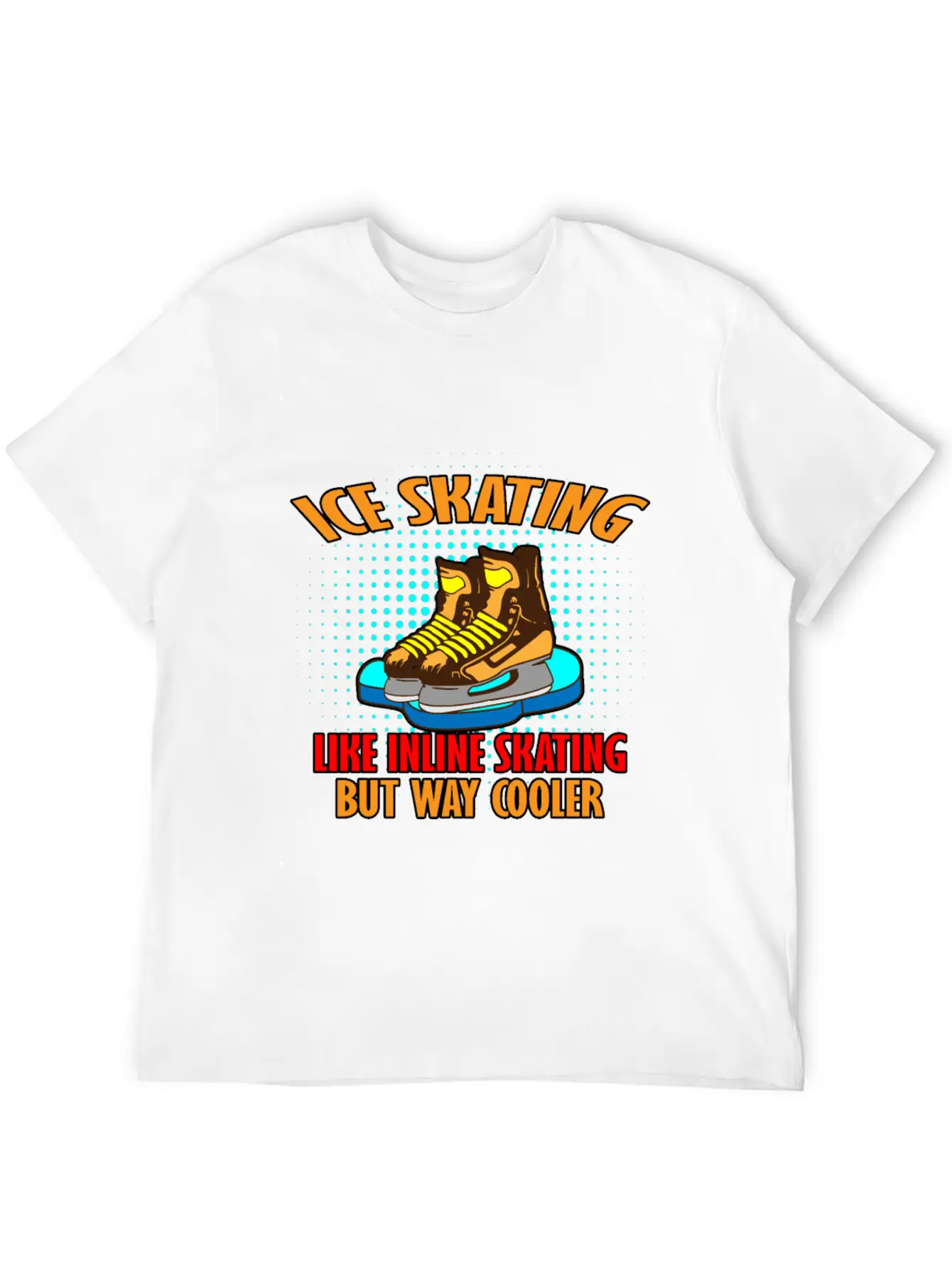 Ice Skating Stylish Everyday T-Shirt – Unisex Basic Cotton Tee