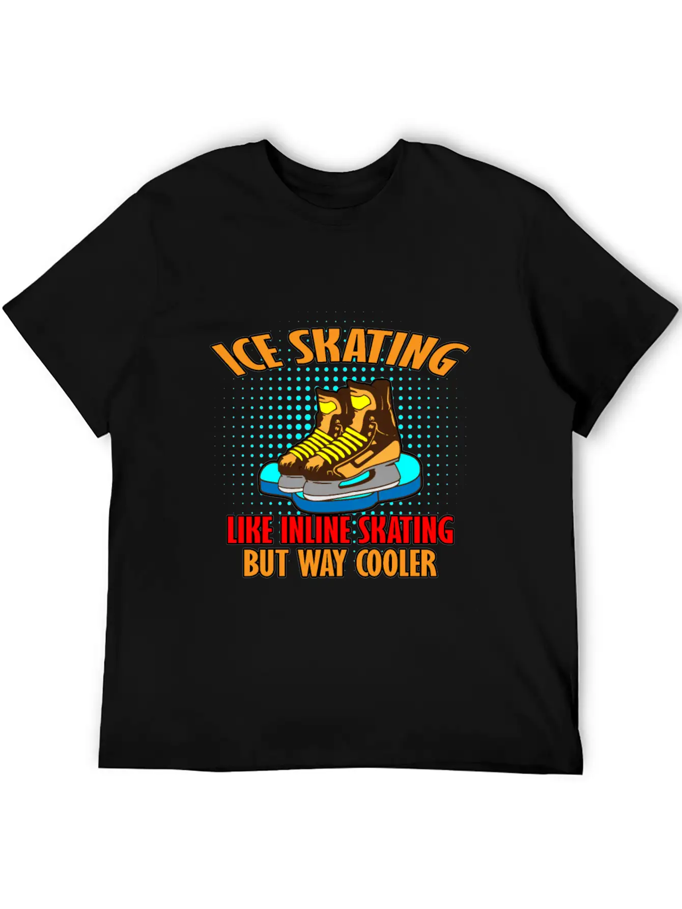 Ice Skating Stylish Everyday T-Shirt – Unisex Basic Cotton Tee
