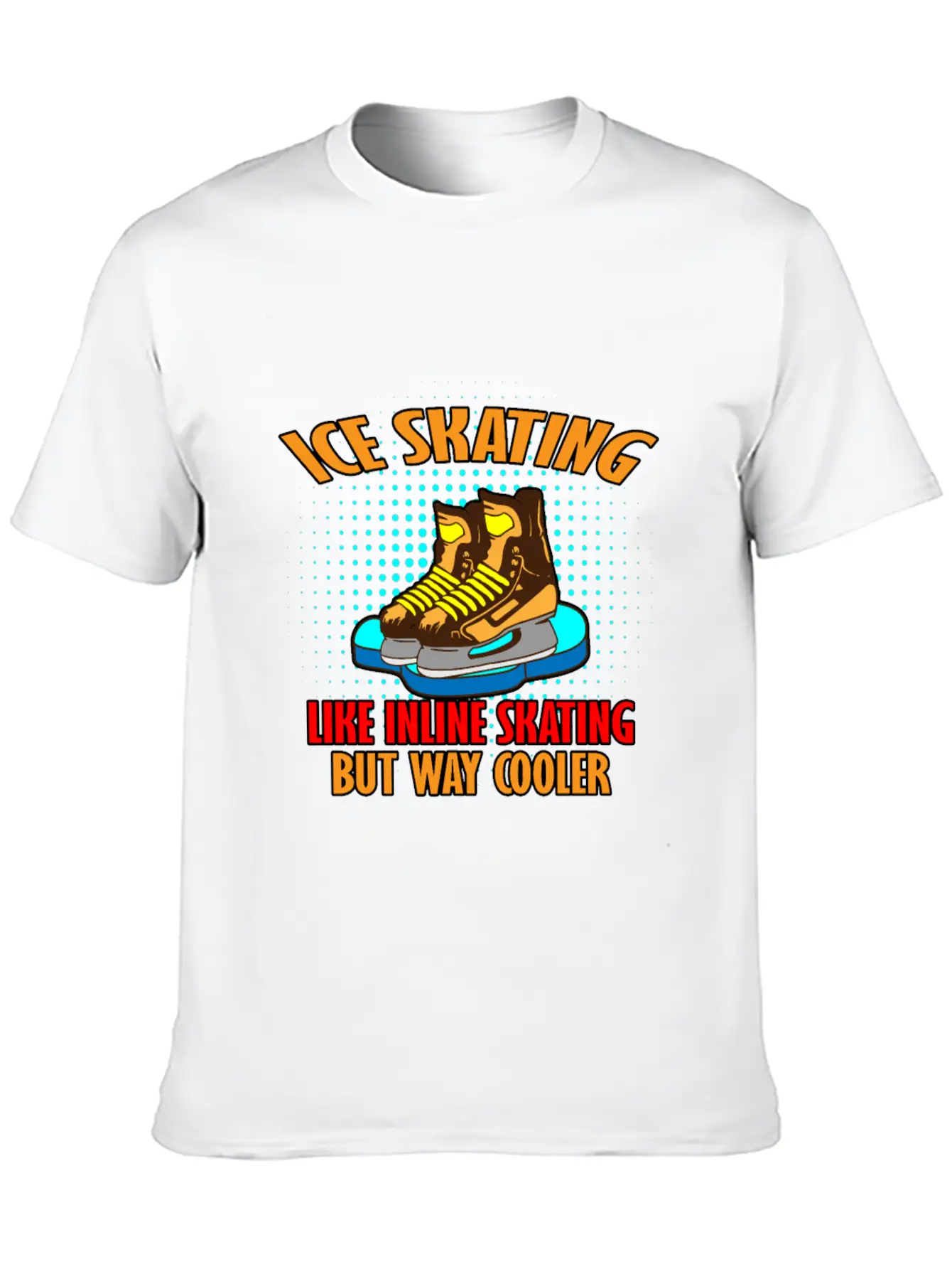Ice Skating Stylish Everyday T-Shirt – Unisex Basic Cotton Tee