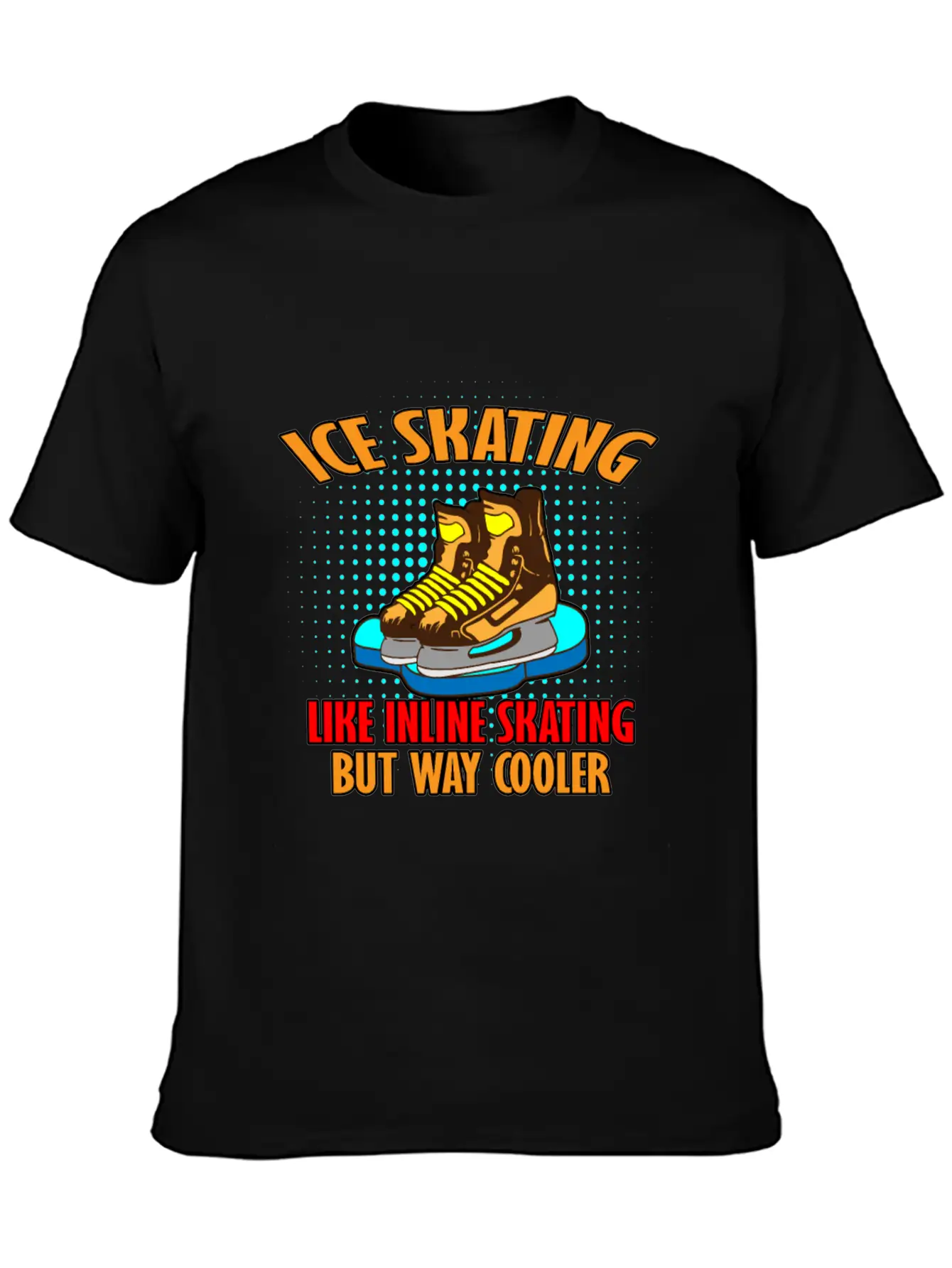 Ice Skating Stylish Everyday T-Shirt – Unisex Basic Cotton Tee