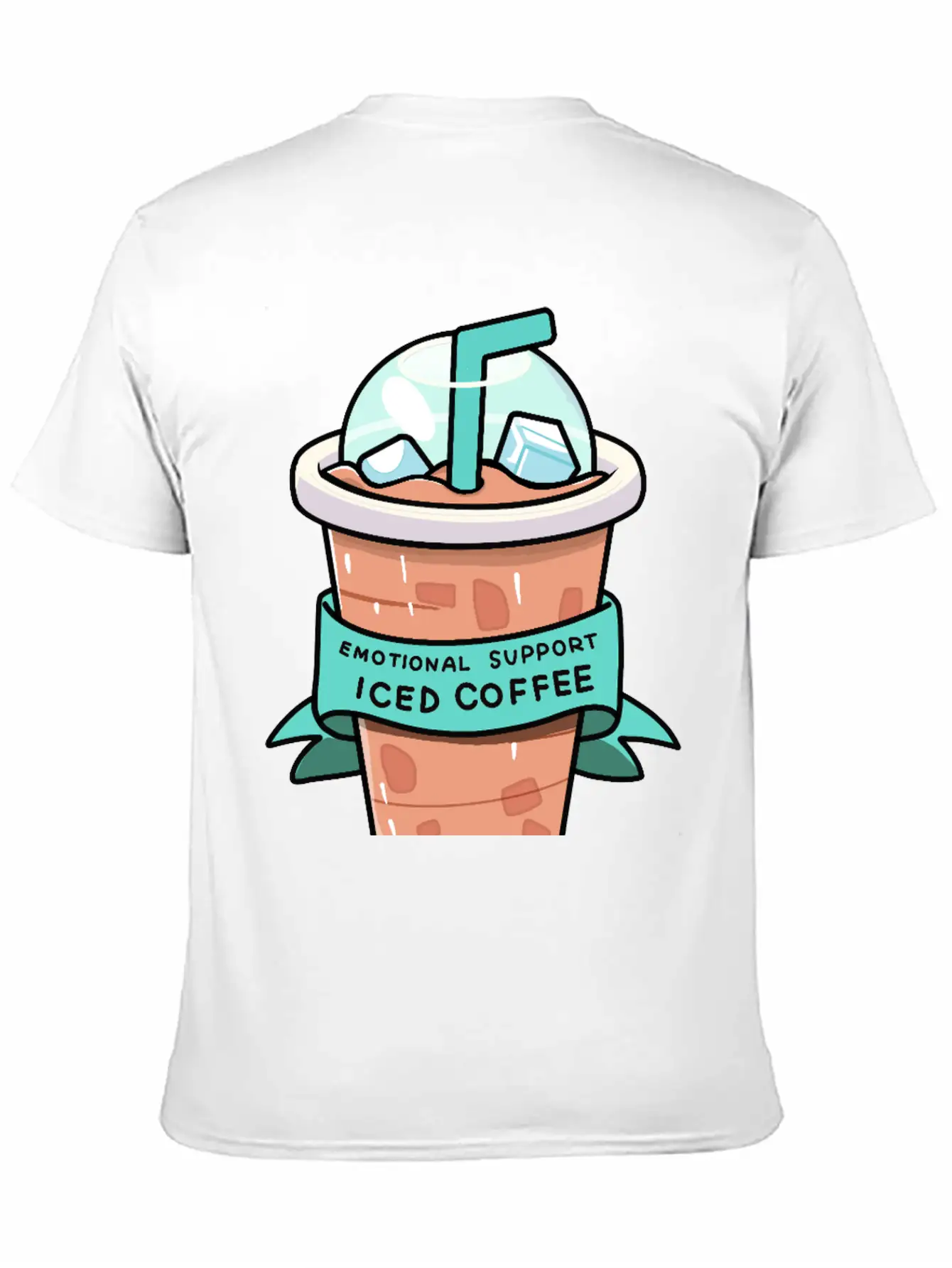 Iced Coffee Therapy Relaxed Everyday Tee – Lightweight And Durable Cotton