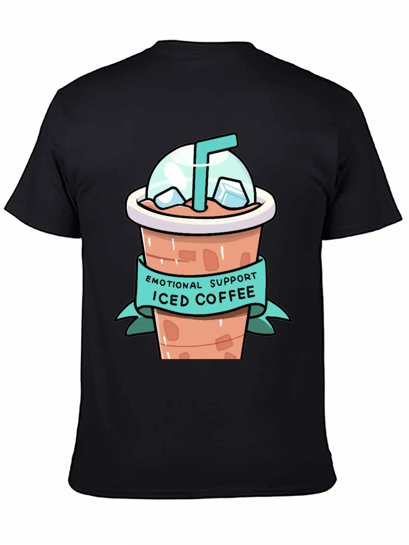 Iced Coffee Therapy Relaxed Everyday Tee – Lightweight And Durable Cotton